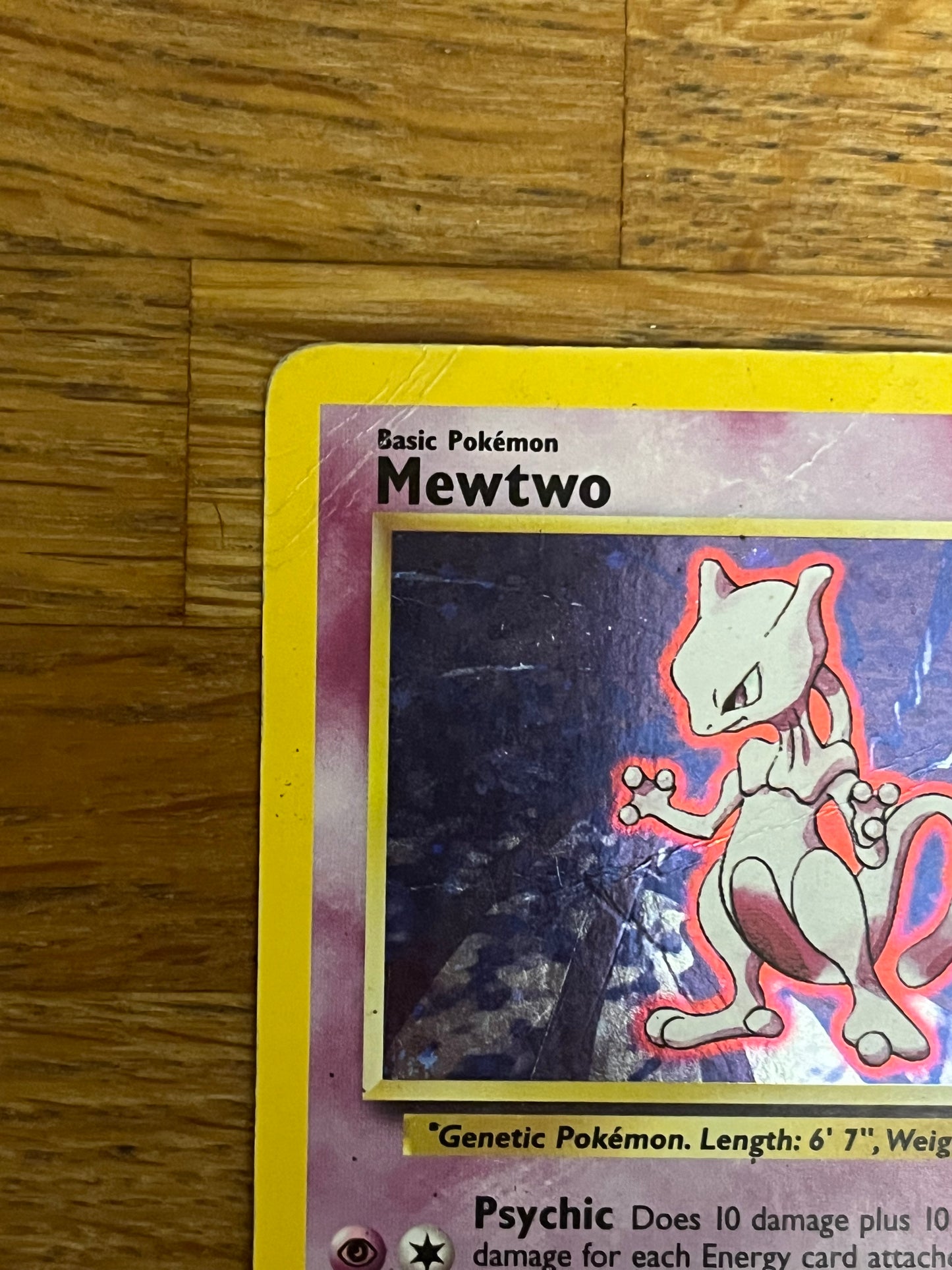 Mewtwo Holo 10/130 Base Set 2 HP Single Pokémon Card