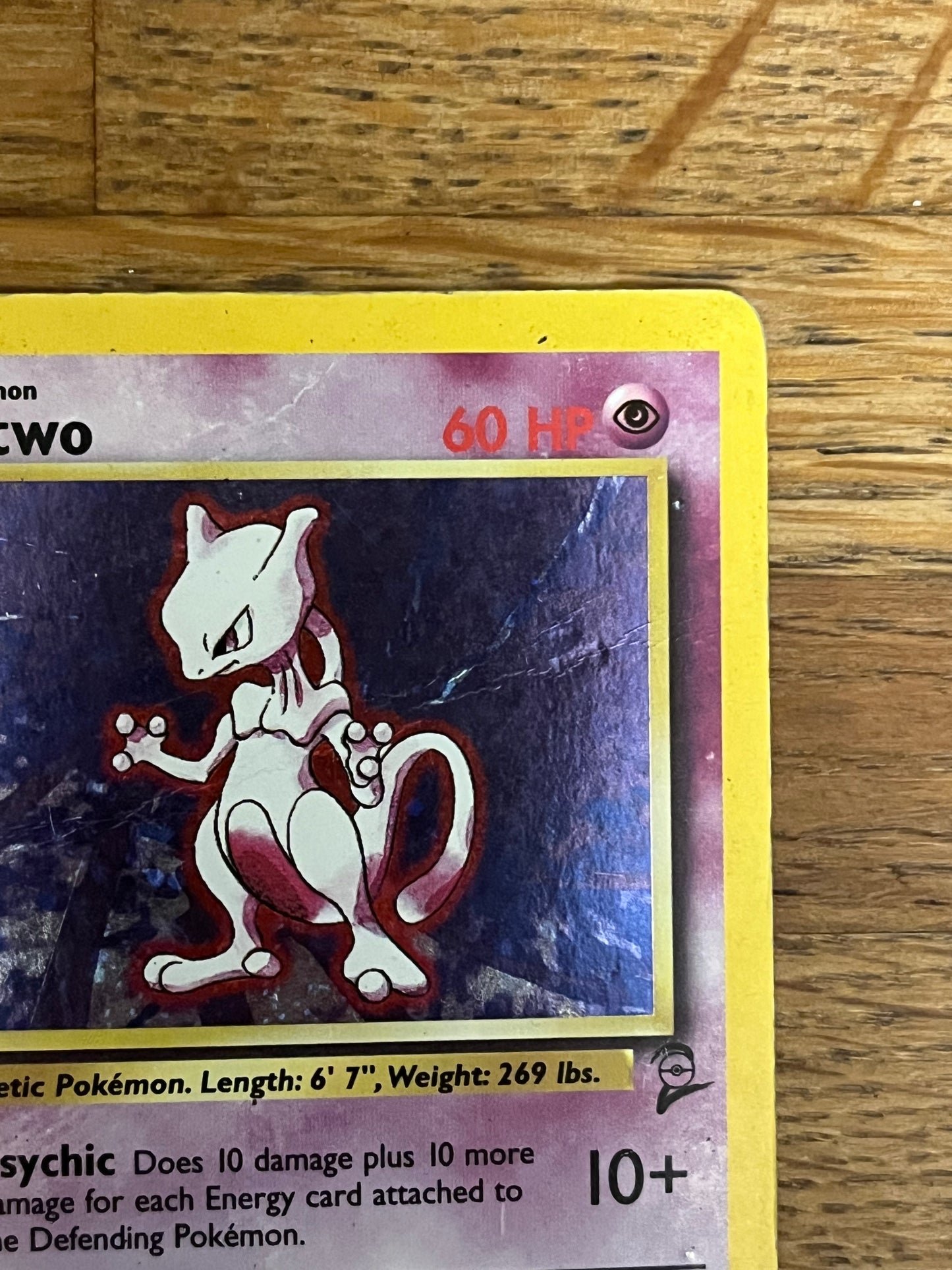 Mewtwo Holo 10/130 Base Set 2 HP Single Pokémon Card
