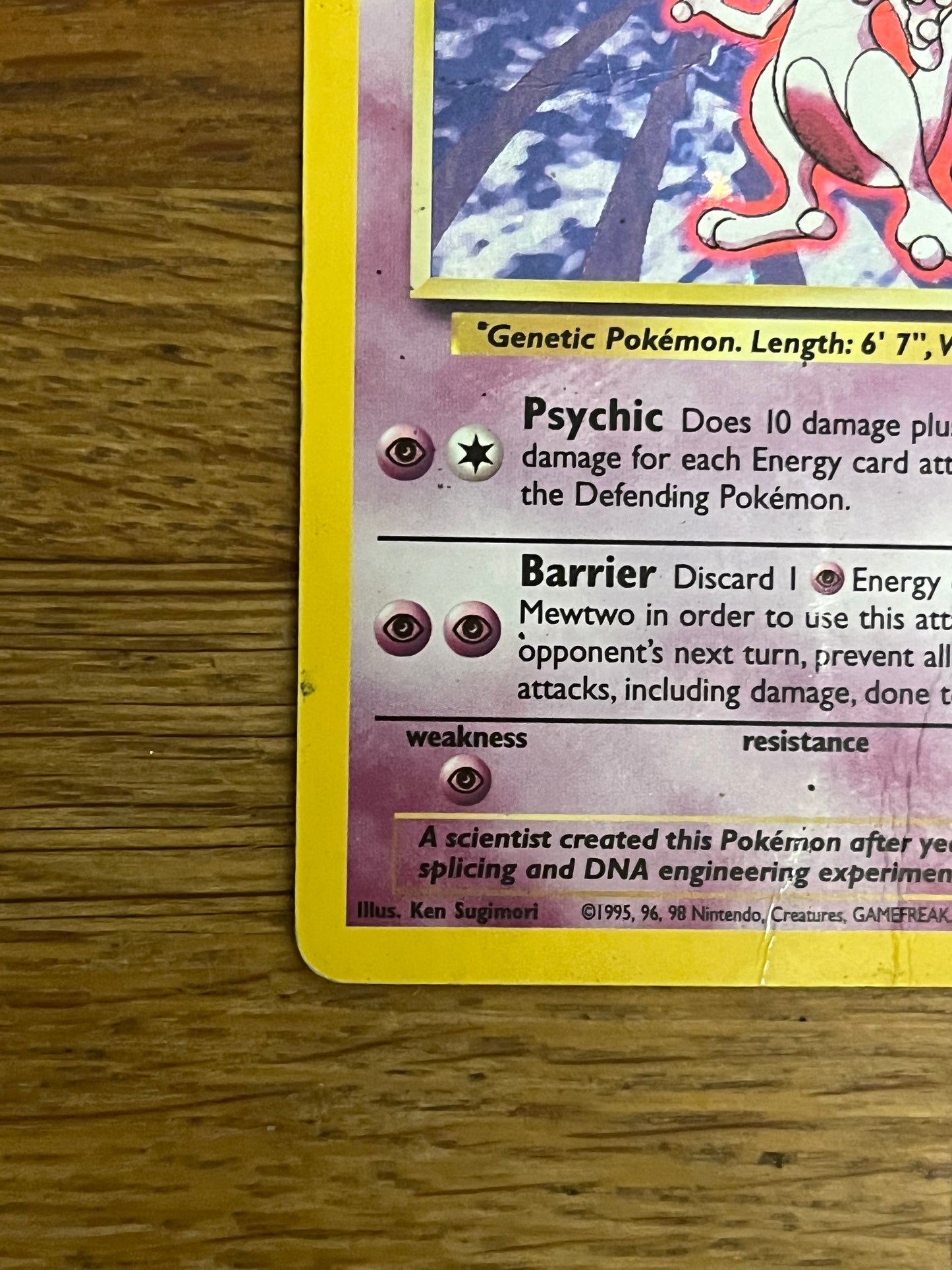 Mewtwo Holo 10/130 Base Set 2 HP Single Pokémon Card