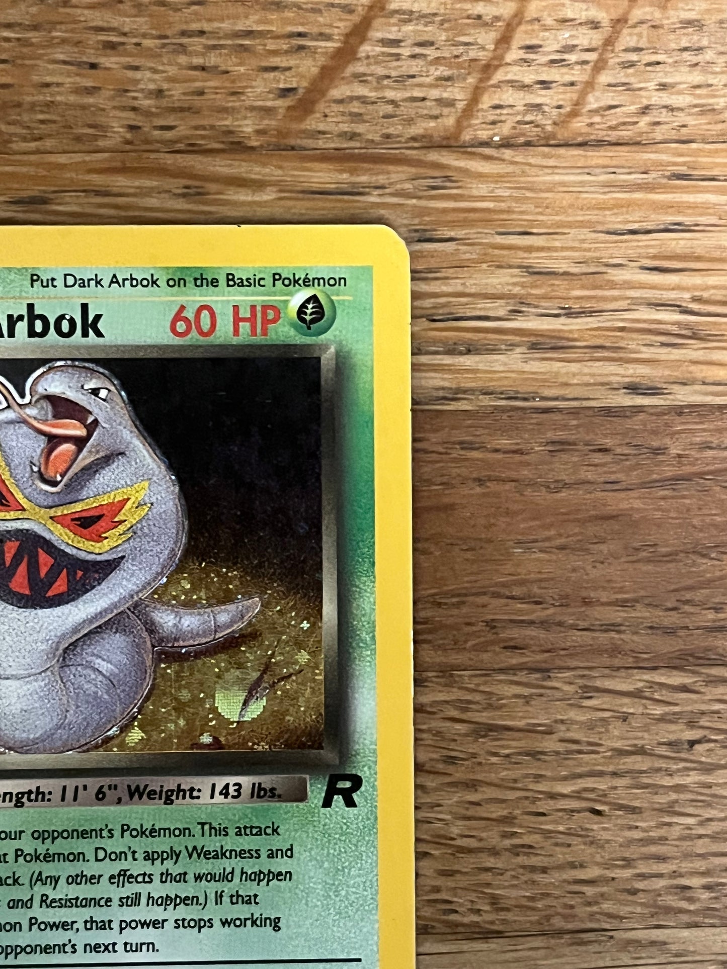Dark Arbok Holo 2/82 Team Rocket NM Single Pokémon Card