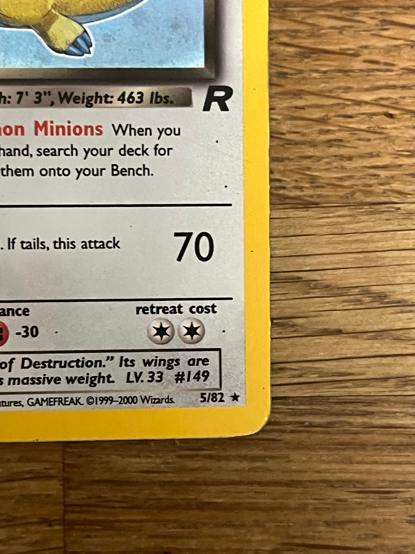 Dark Dragonite Holo 5/82 Team Rocket NM Single Pokémon Card