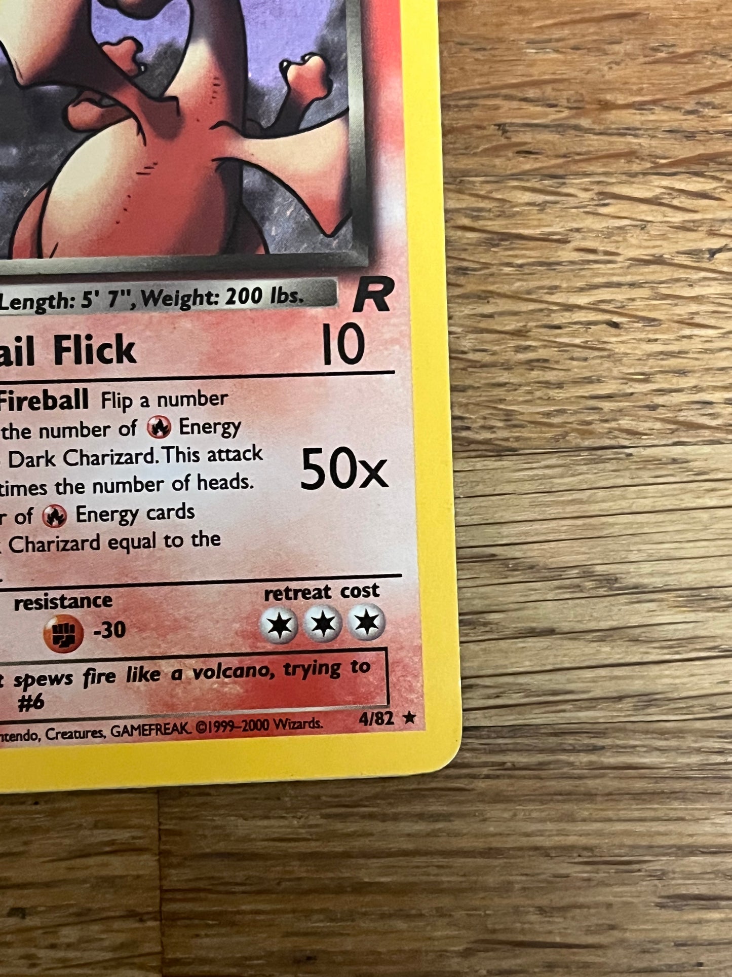 Dark Charizard Holo 4/82 Team Rocket NM Single Pokémon Card