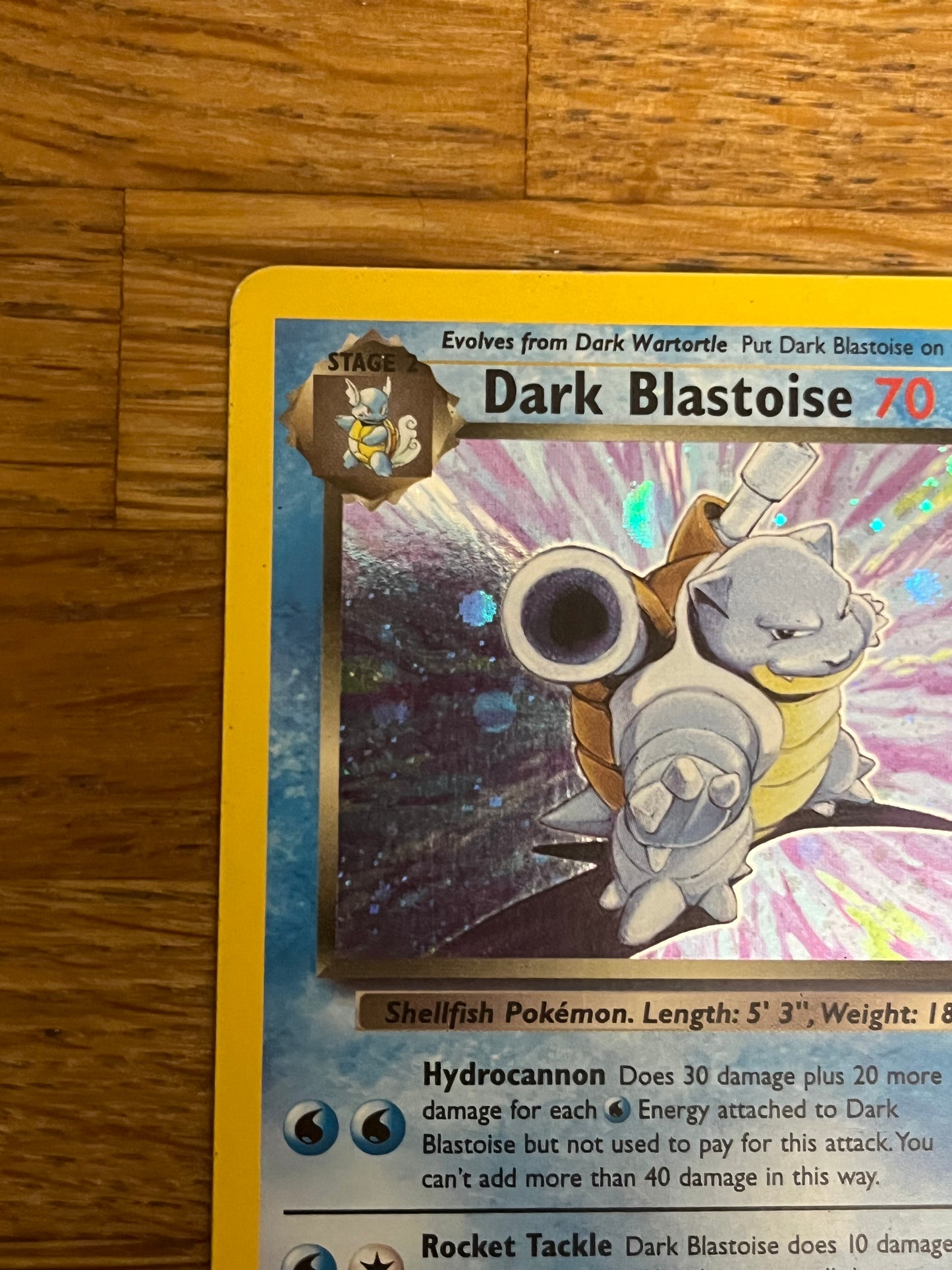 Dark Blastoise Holo 3/82 Team Rocket NM Single Pokémon Card