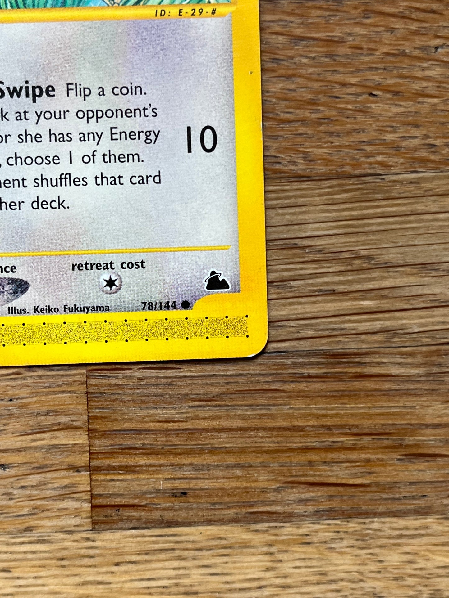 Meowth 78/144 Skyridge NM Single Pokémon Card