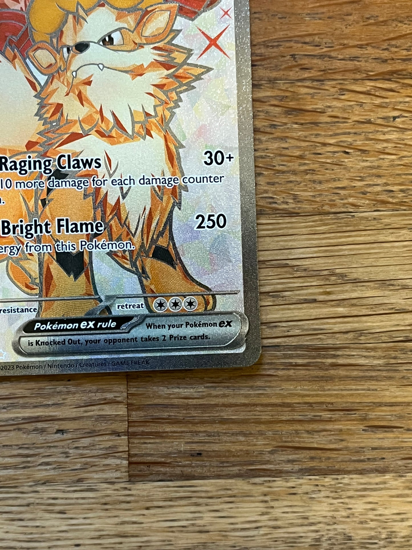 Arcanine EX 224/198 Scarlet & Violet NM Single Pokémon Card