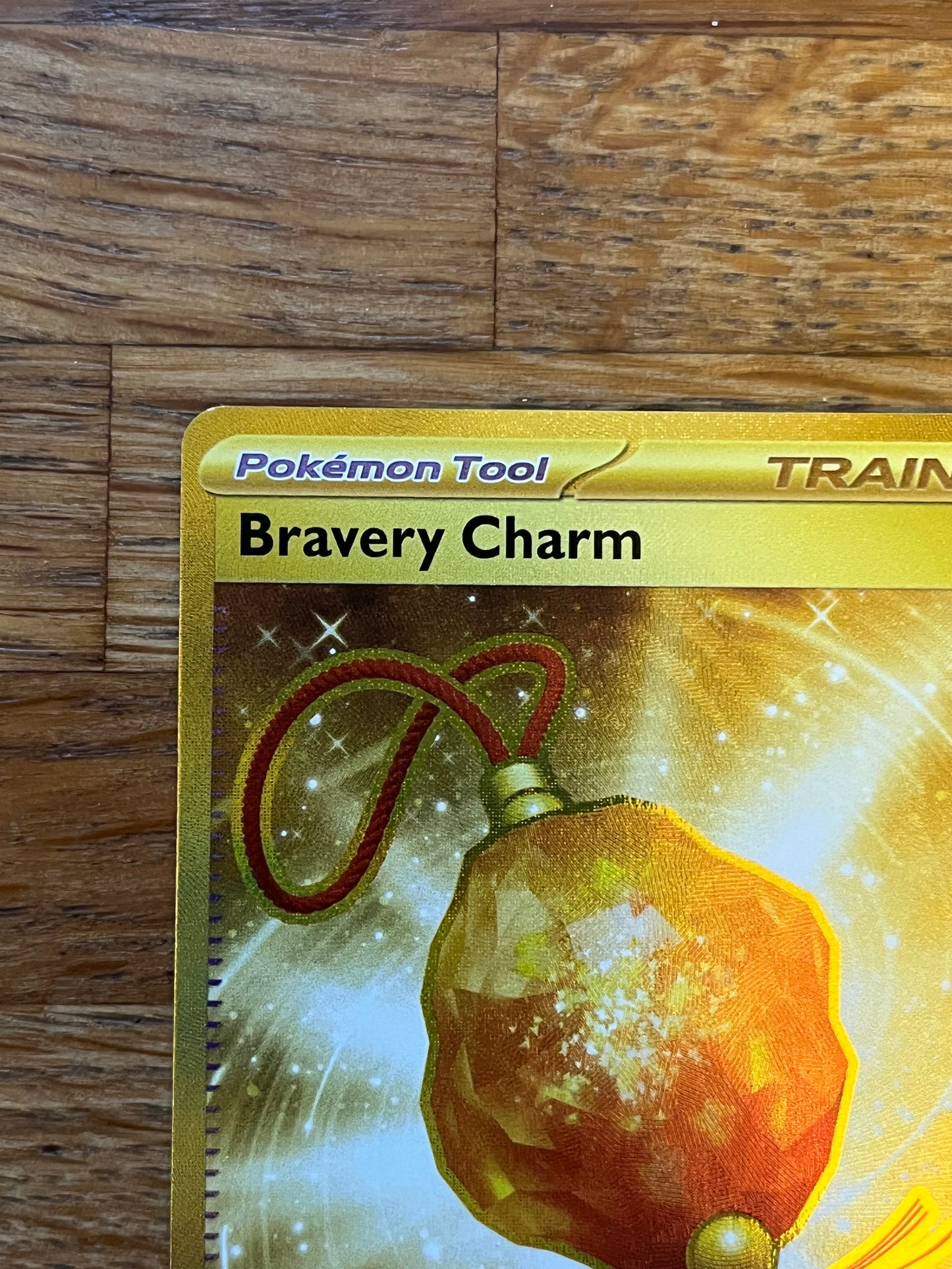 Bravery Charm Hyper Rare 175/142 Stellar Crown NM Single Pokémon Card