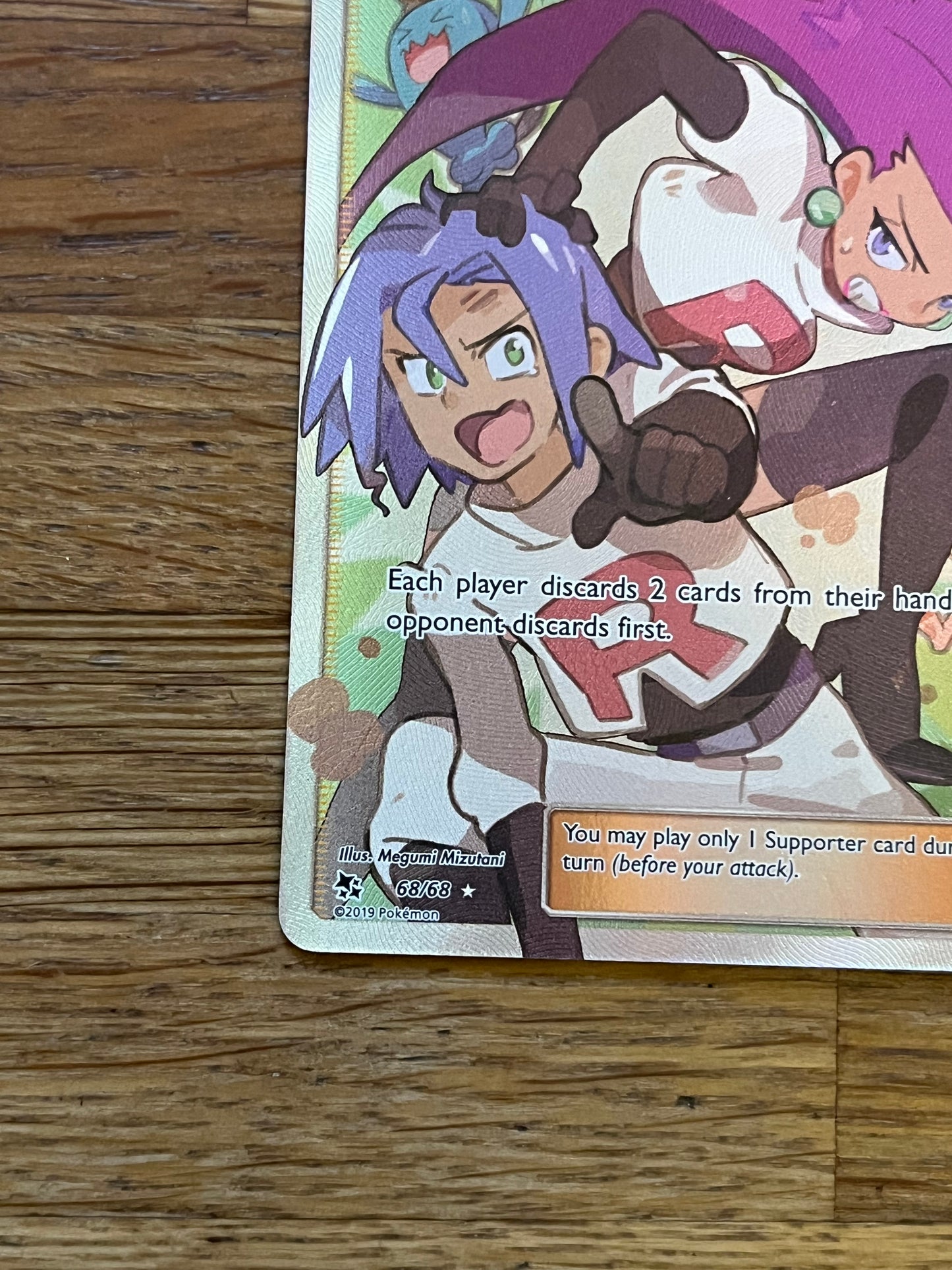 Jessie & James 68/68 Hidden Fates NM Single Pokémon Card