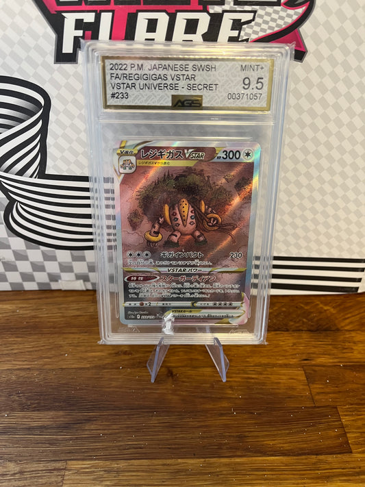 Regigigas VStar 233/172 Japanese VStar Universe AGS 9.5 Graded Pokémon Card