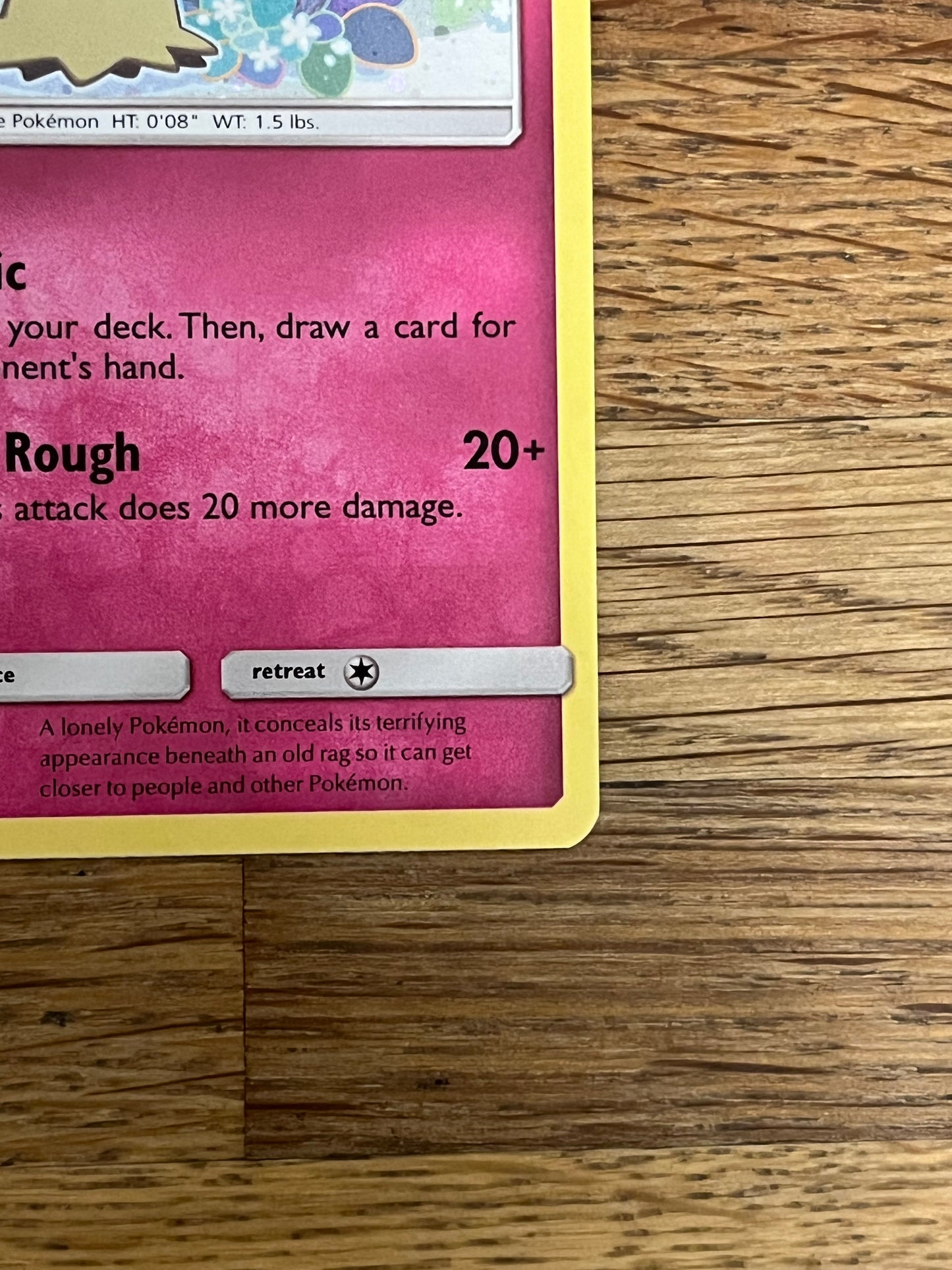 Mimikyu Holo SM163 Black Star Promo NM /Single Pokémon Card