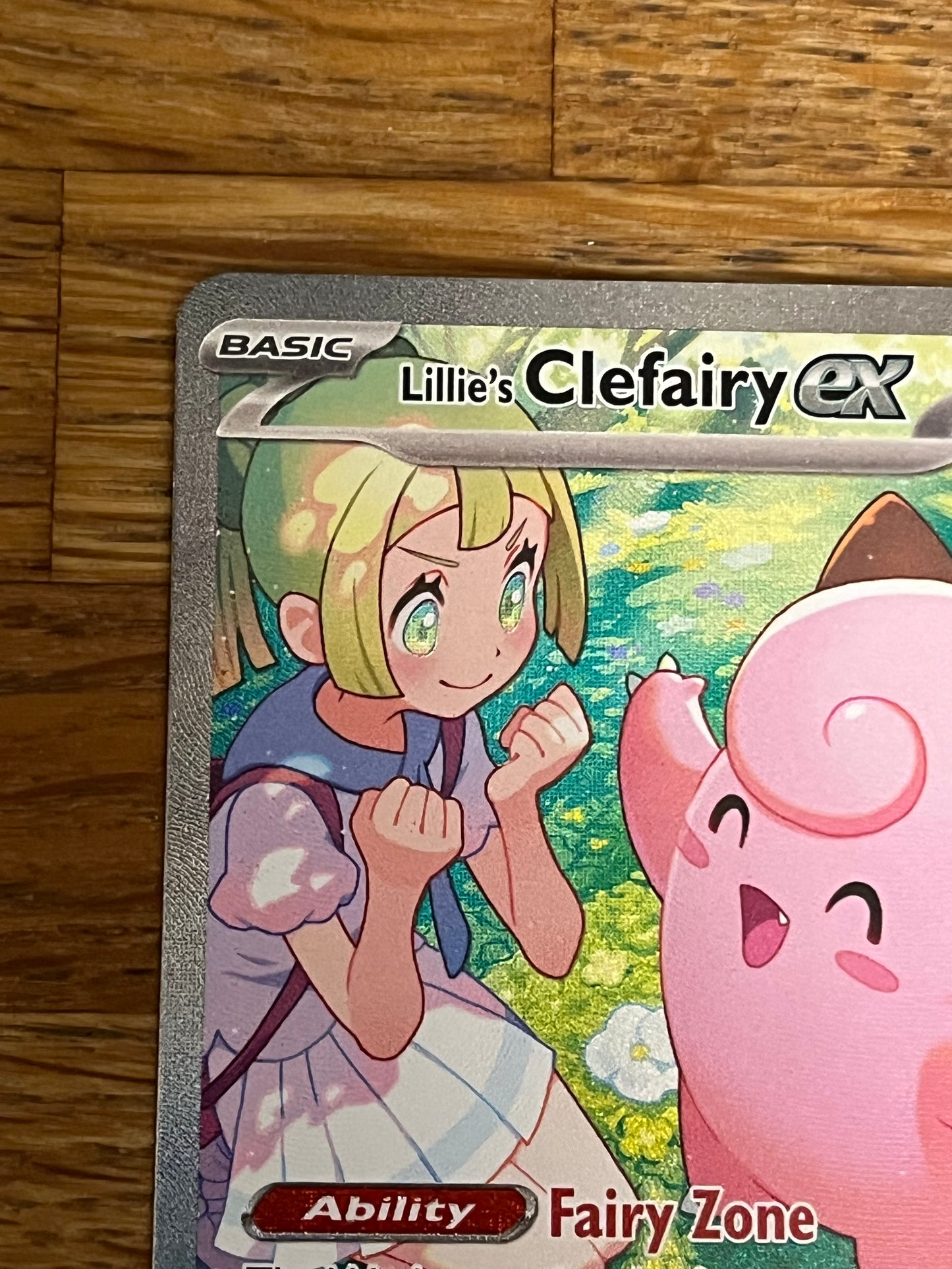 Lillie's Clefairy EX Illustration Rare 184/159 Journey Together NM Single Pokémon Card