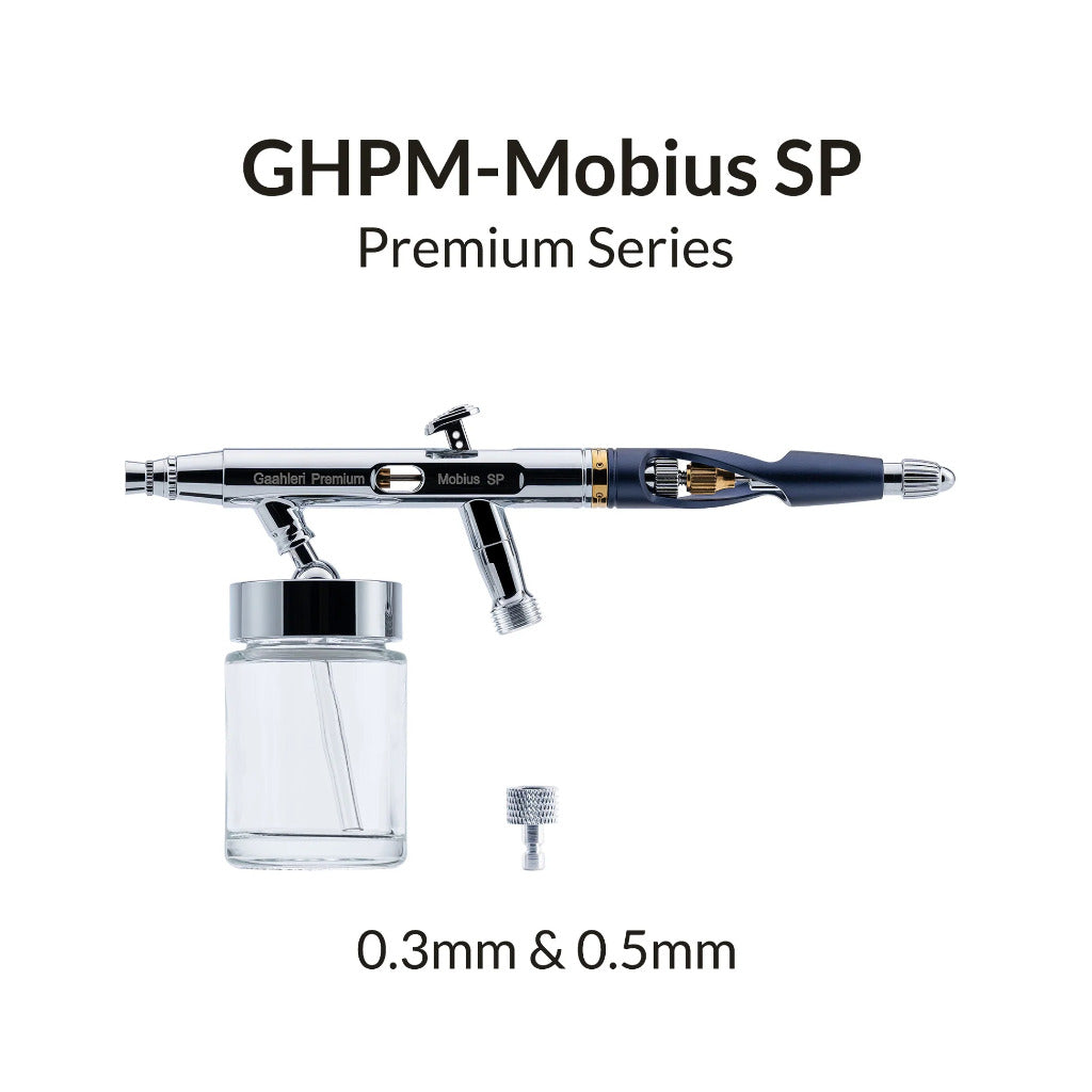 Gaahleri - Siphon Feed Dual Action Airbrush 0.3 & 0.5mm (Mobius SP)