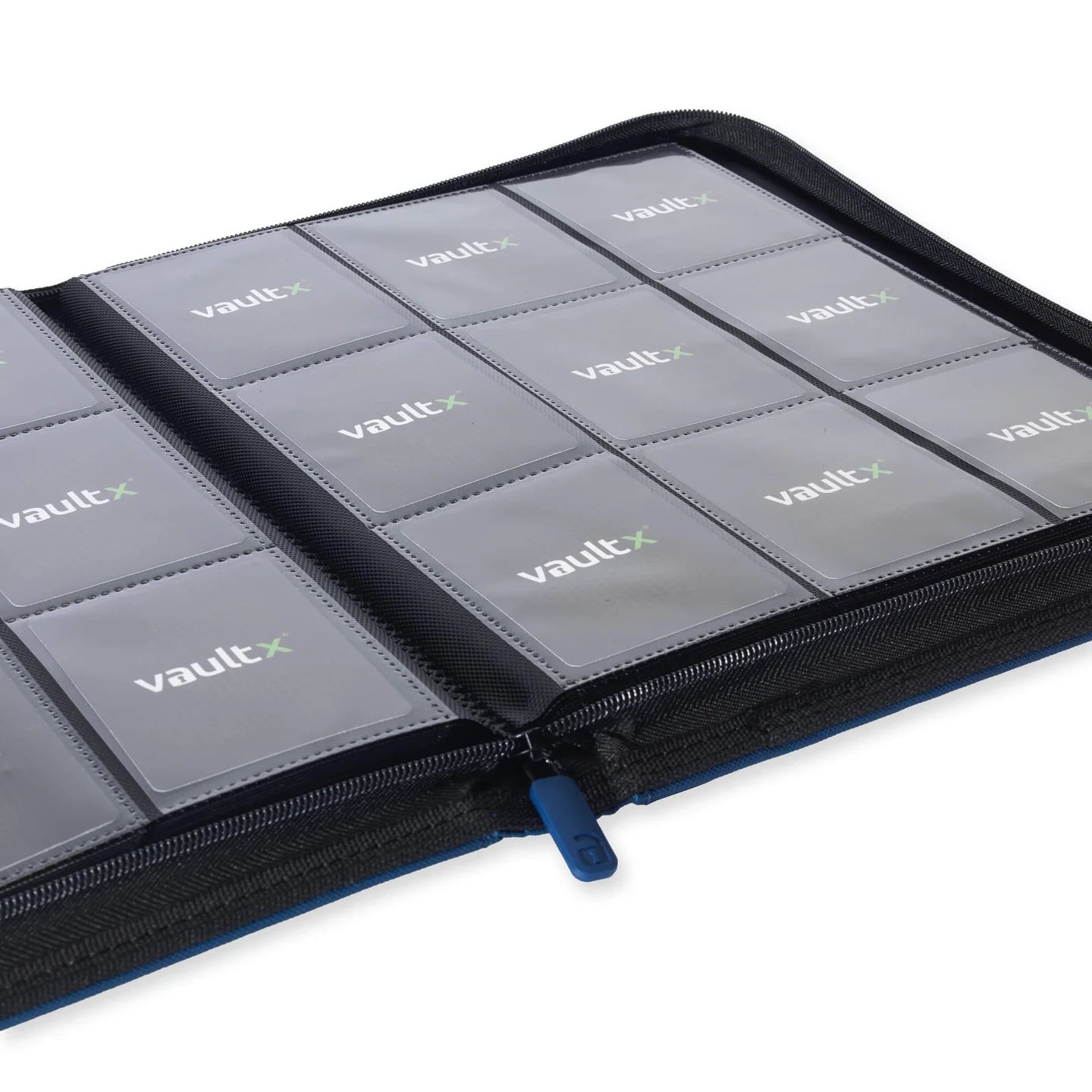 9 Pocket Exo Tec Zip Binder - Royal Blue