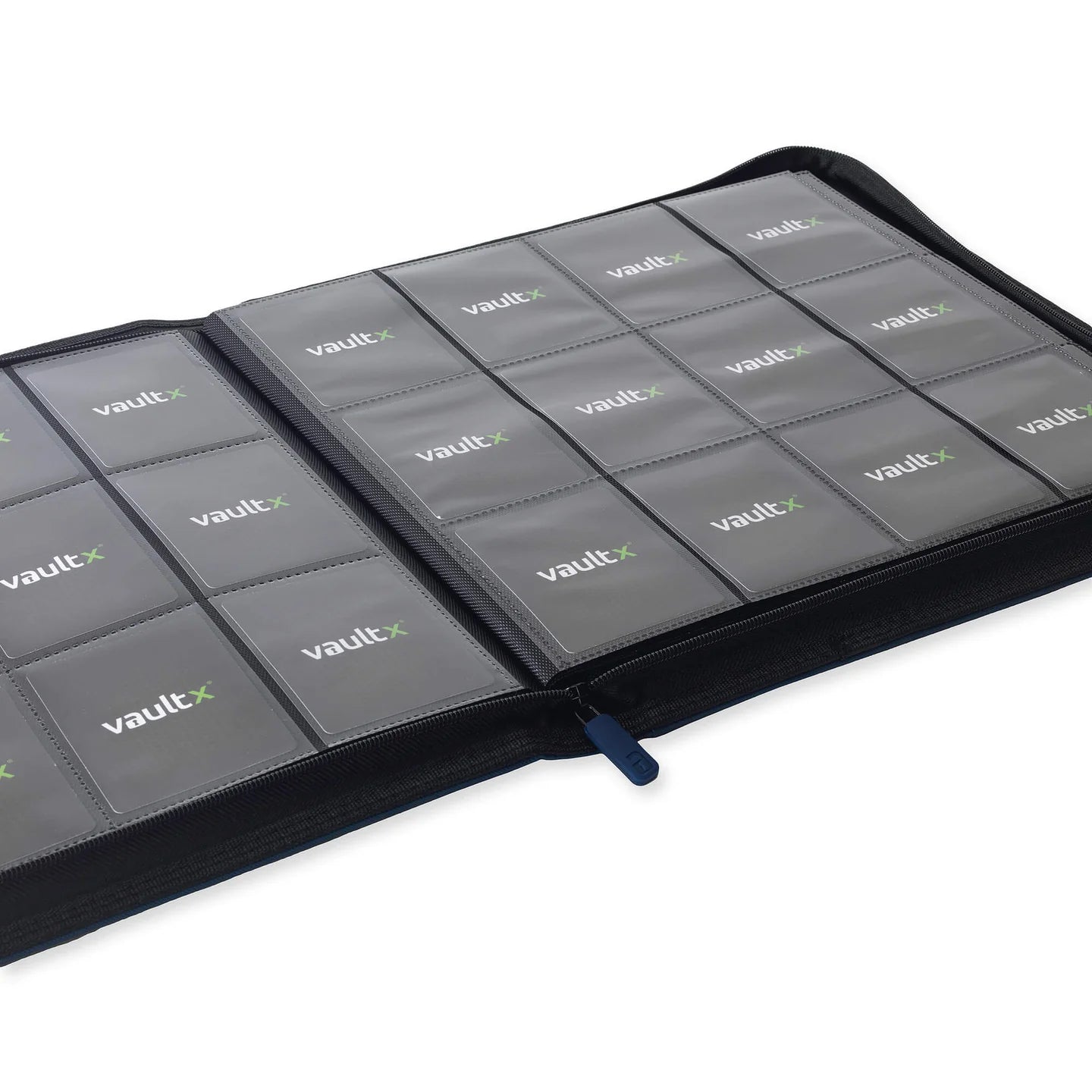 12 Pocket Exo Tec Zip Binder - Royal Blue