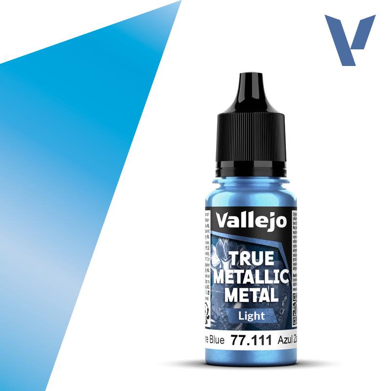 Vallejo True Metallic Metals - Sapphire Blue (Light)