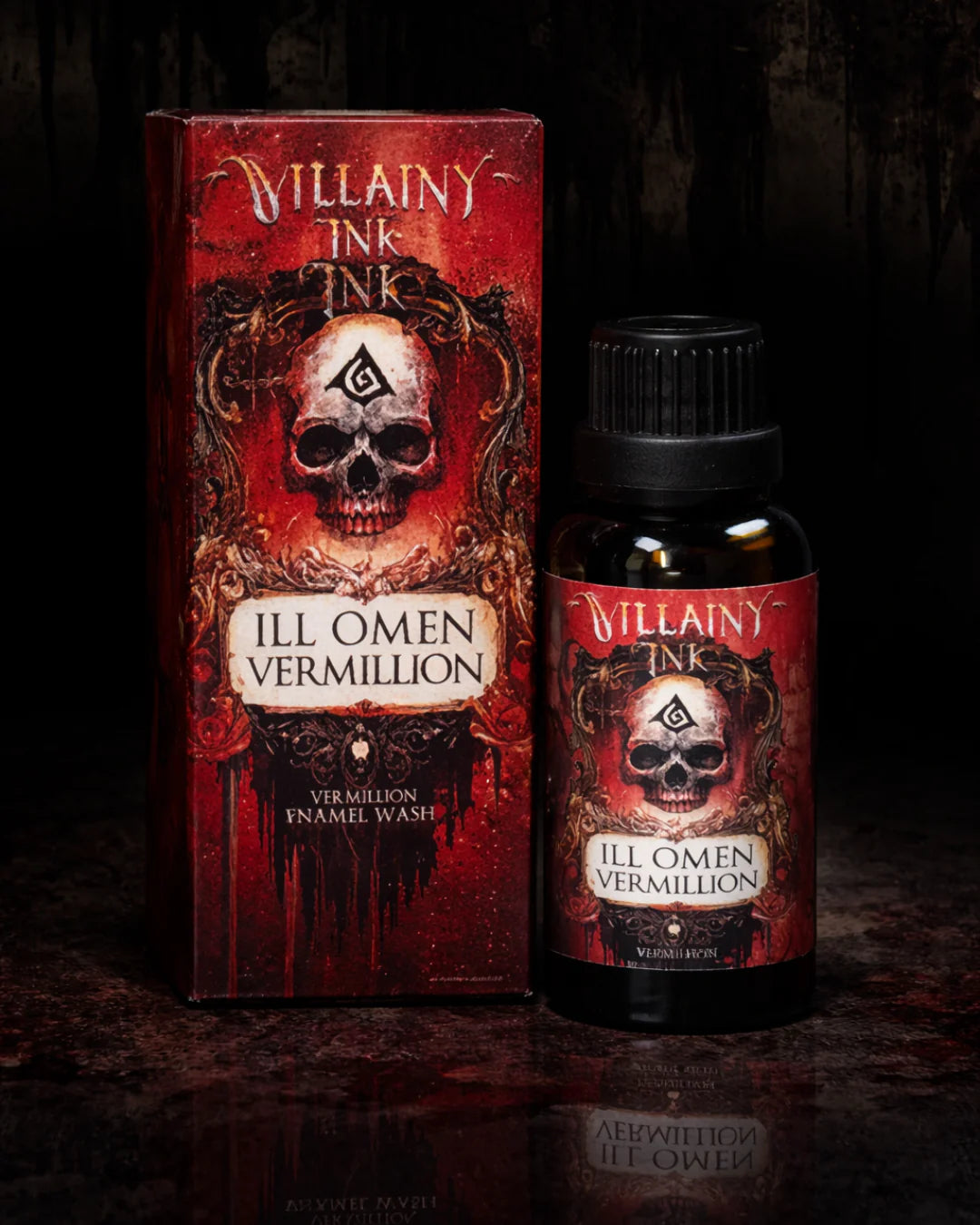 Villainy Ink - Ill Omen Vermillion
