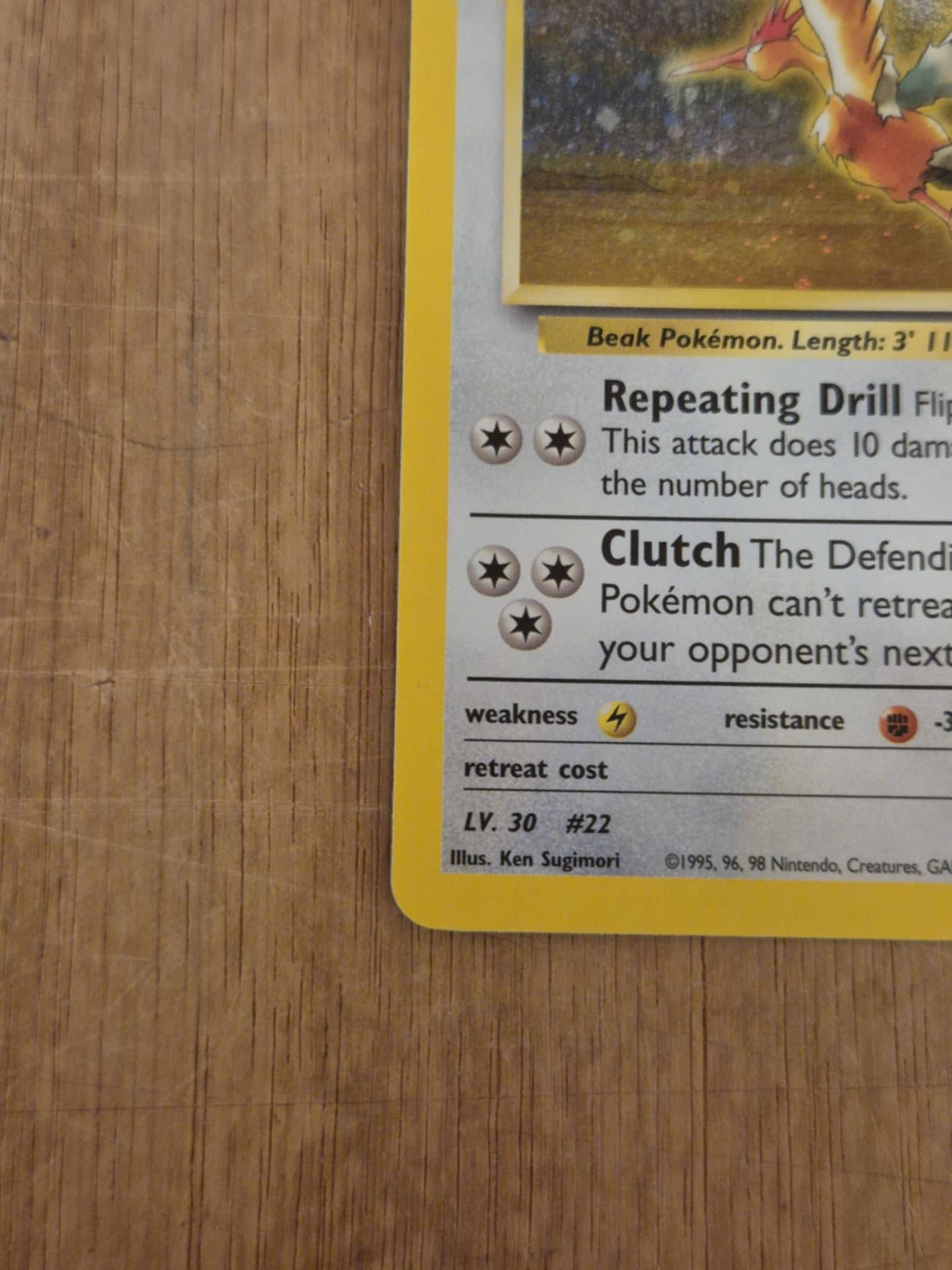 Lt. Surge's Fearow Holo 7/132 Gym Heroes Single Pokémon Card