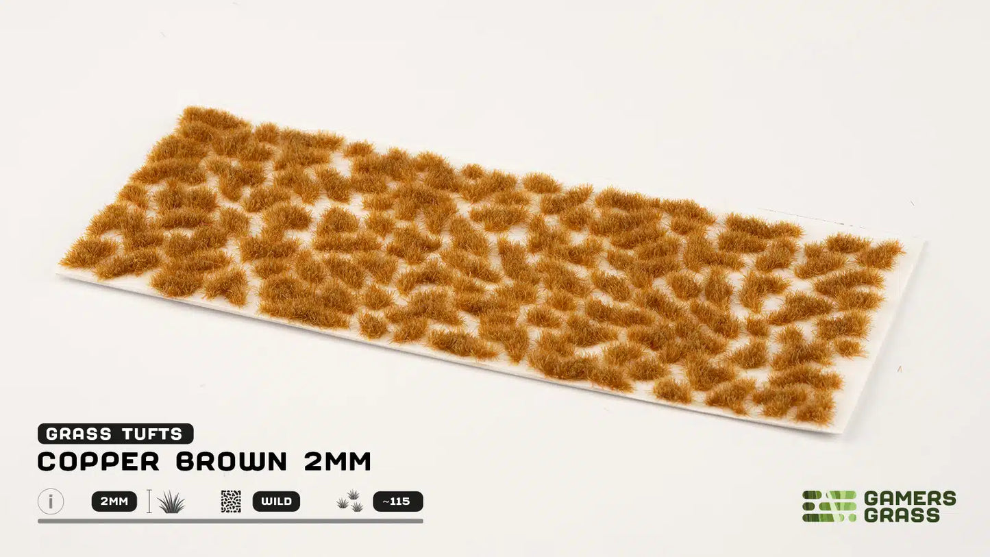 Copper Brown Tufts 2mm