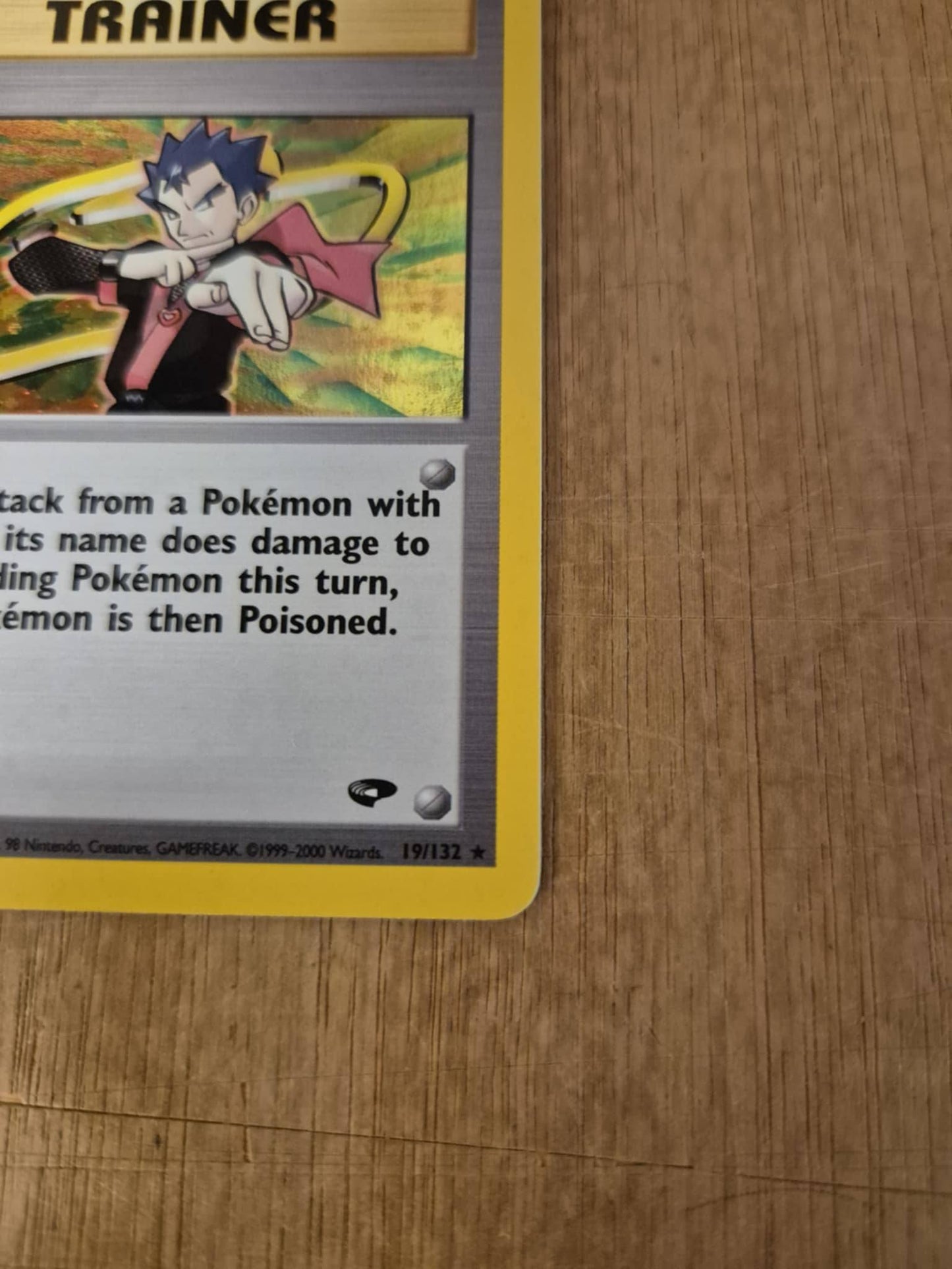 Koga Holo 19/132 Gym Heroes Single Pokémon Card