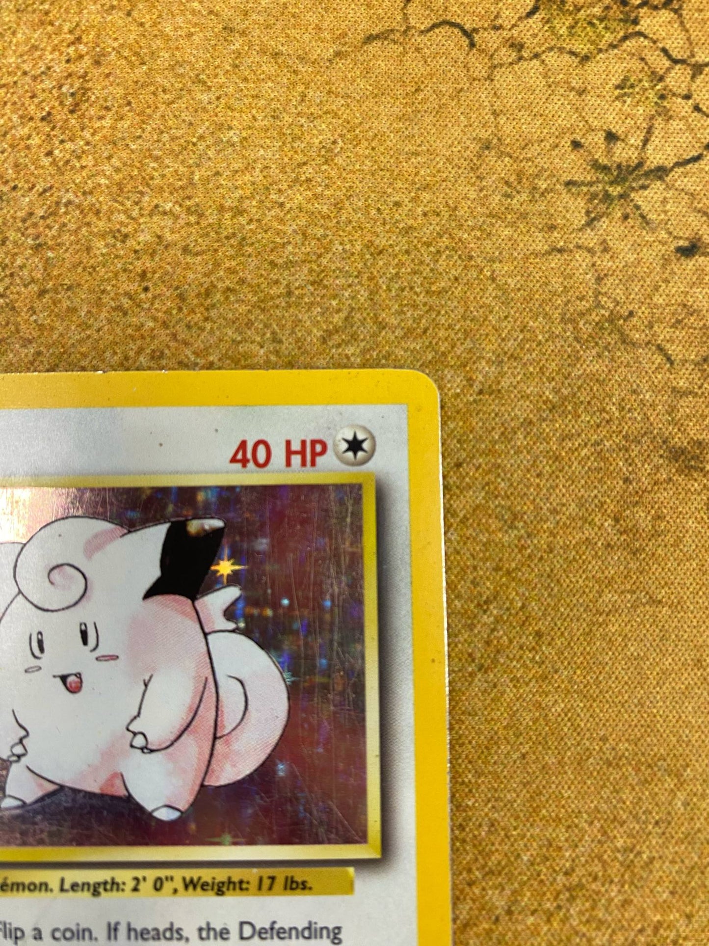 Clefairy Holo 5/102 Base Set Single Pokémon Card
