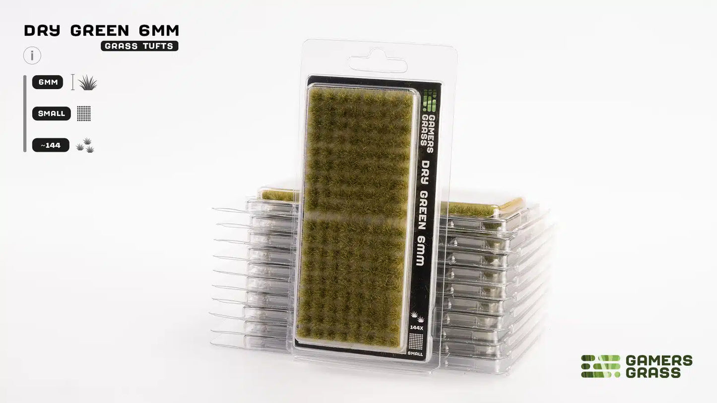 Dry Green Tufts 6mm - Small