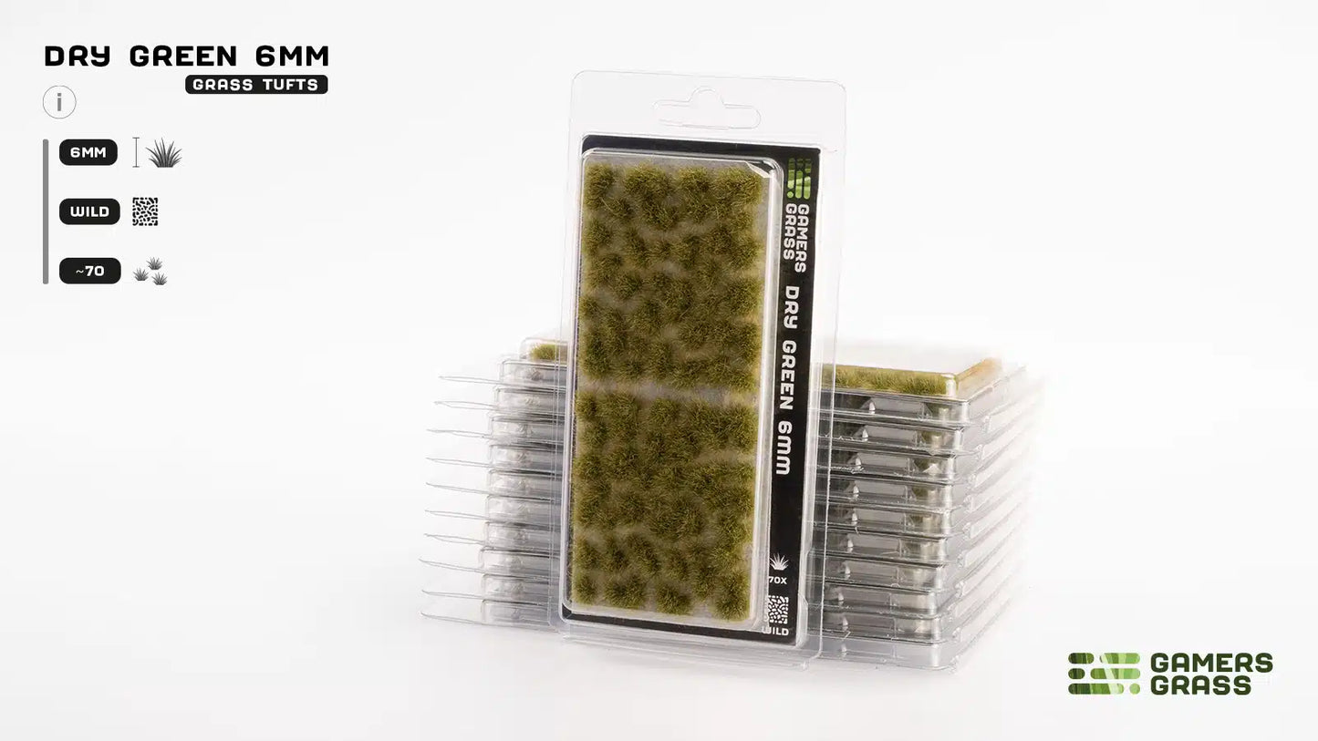 Dry Green Tufts 6mm - Wild