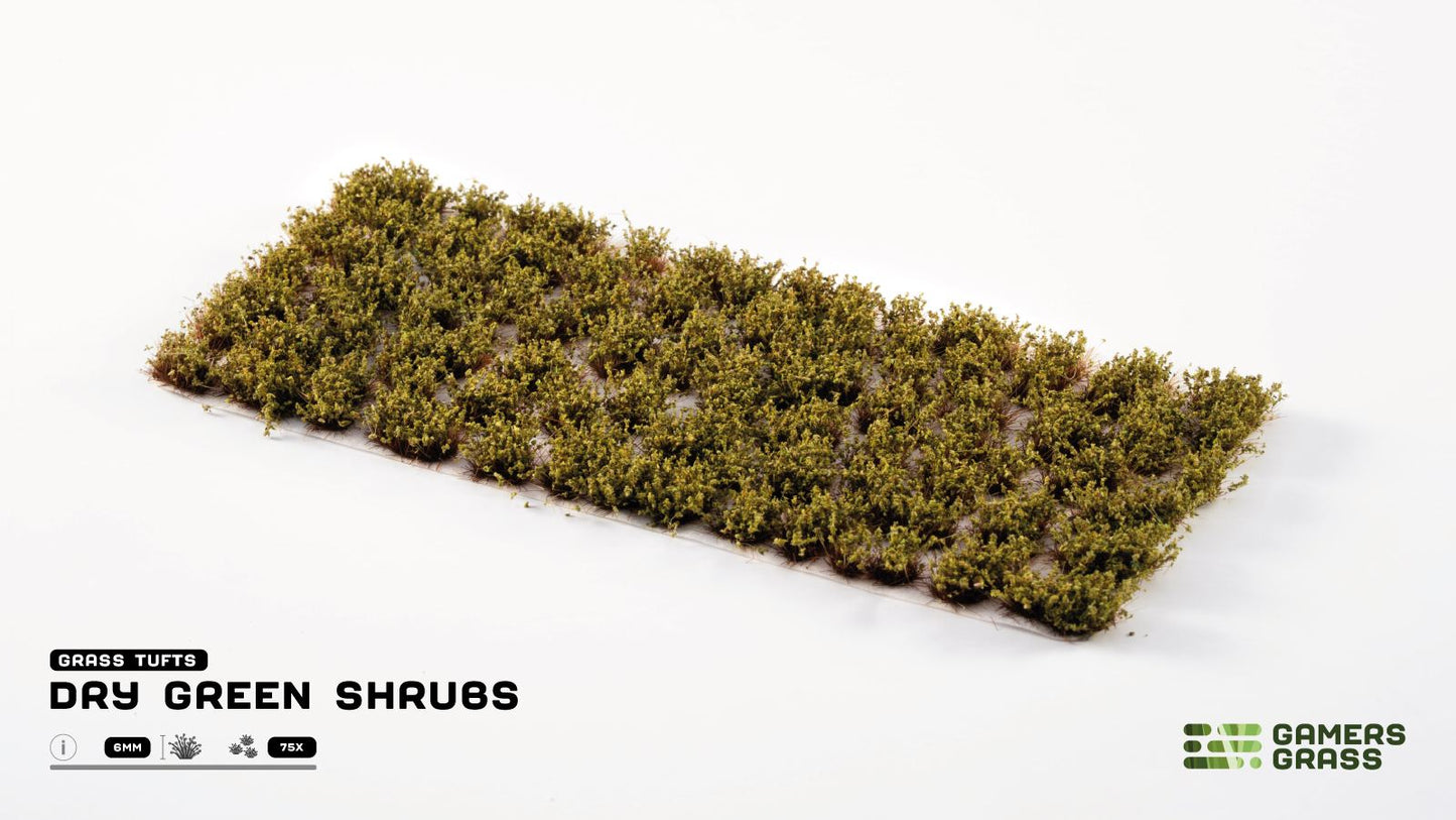 Dry Green Shrubs