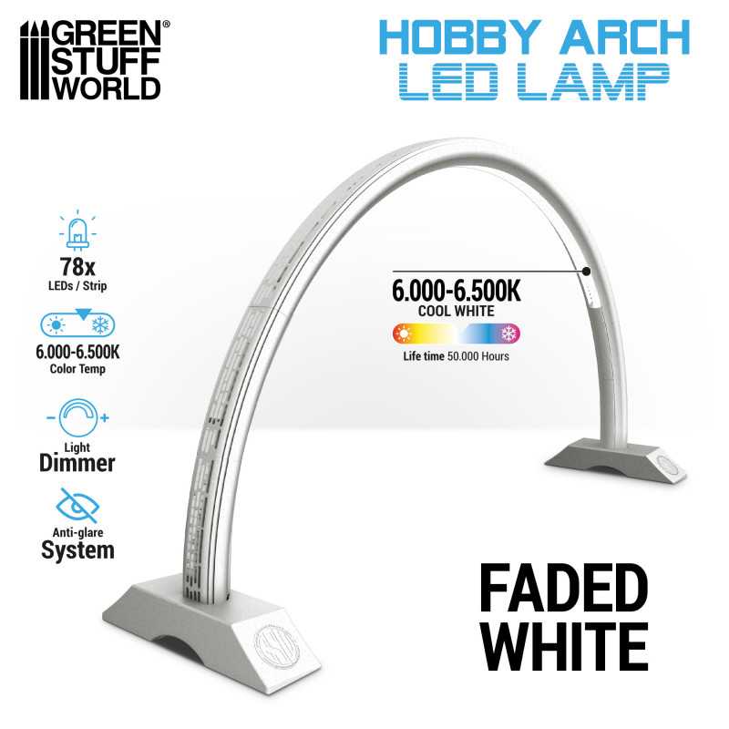 Hobby Arch LED Lamp - Faded White