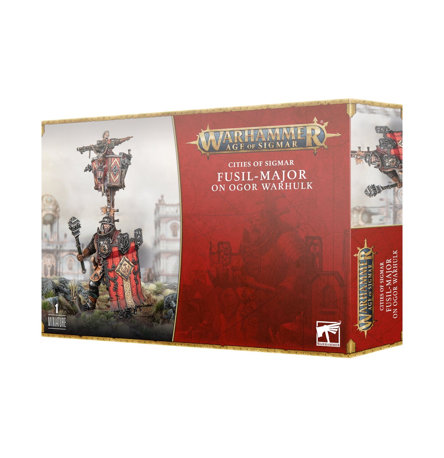 Cities of Sigmar: Fusil Major on Ogor Warhulk