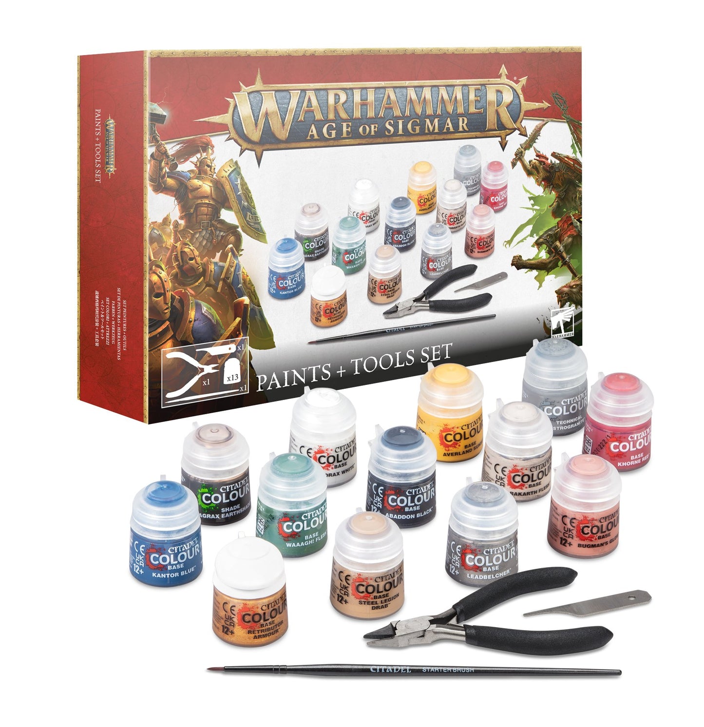Age of Sigmar Paints and Tools Starter Set