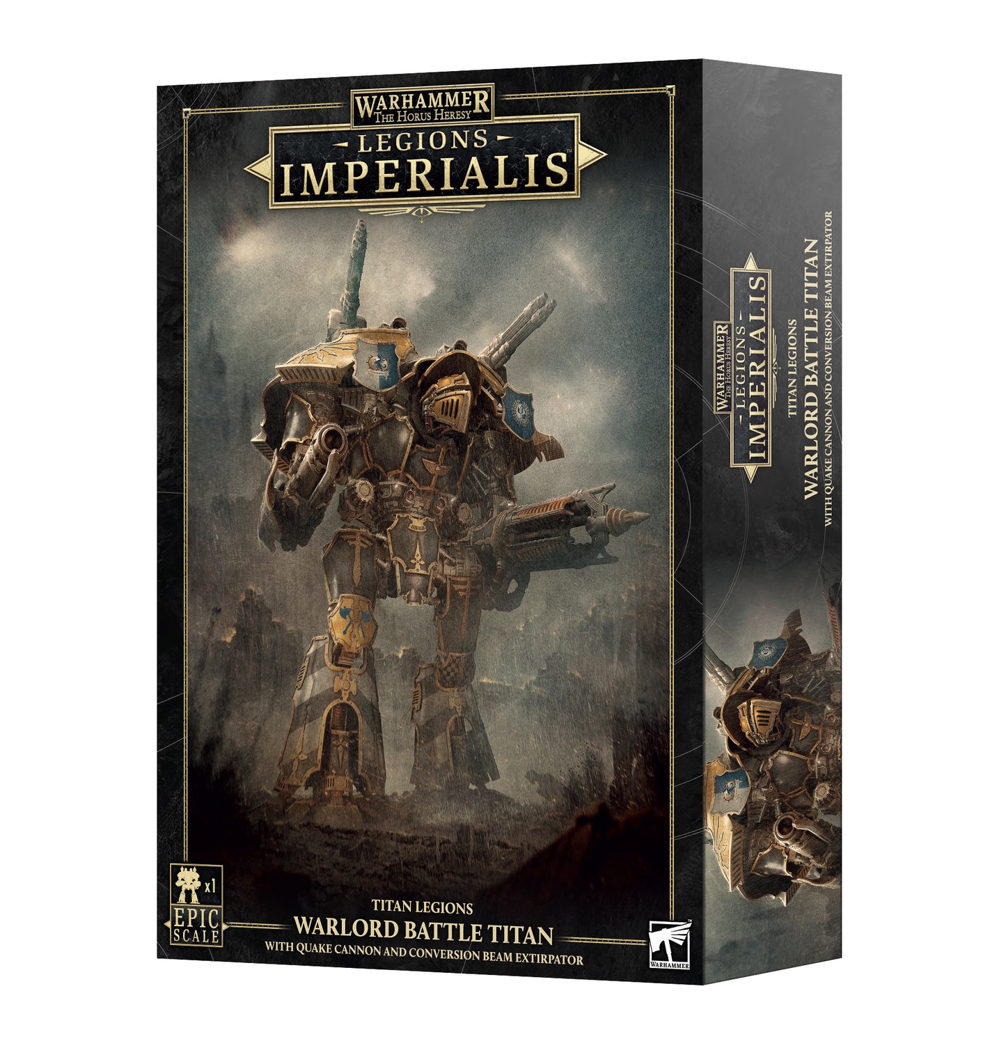 Legions Imperialis: Warlord Titan With Quake Cannon & Conversion Beam Extiraptor