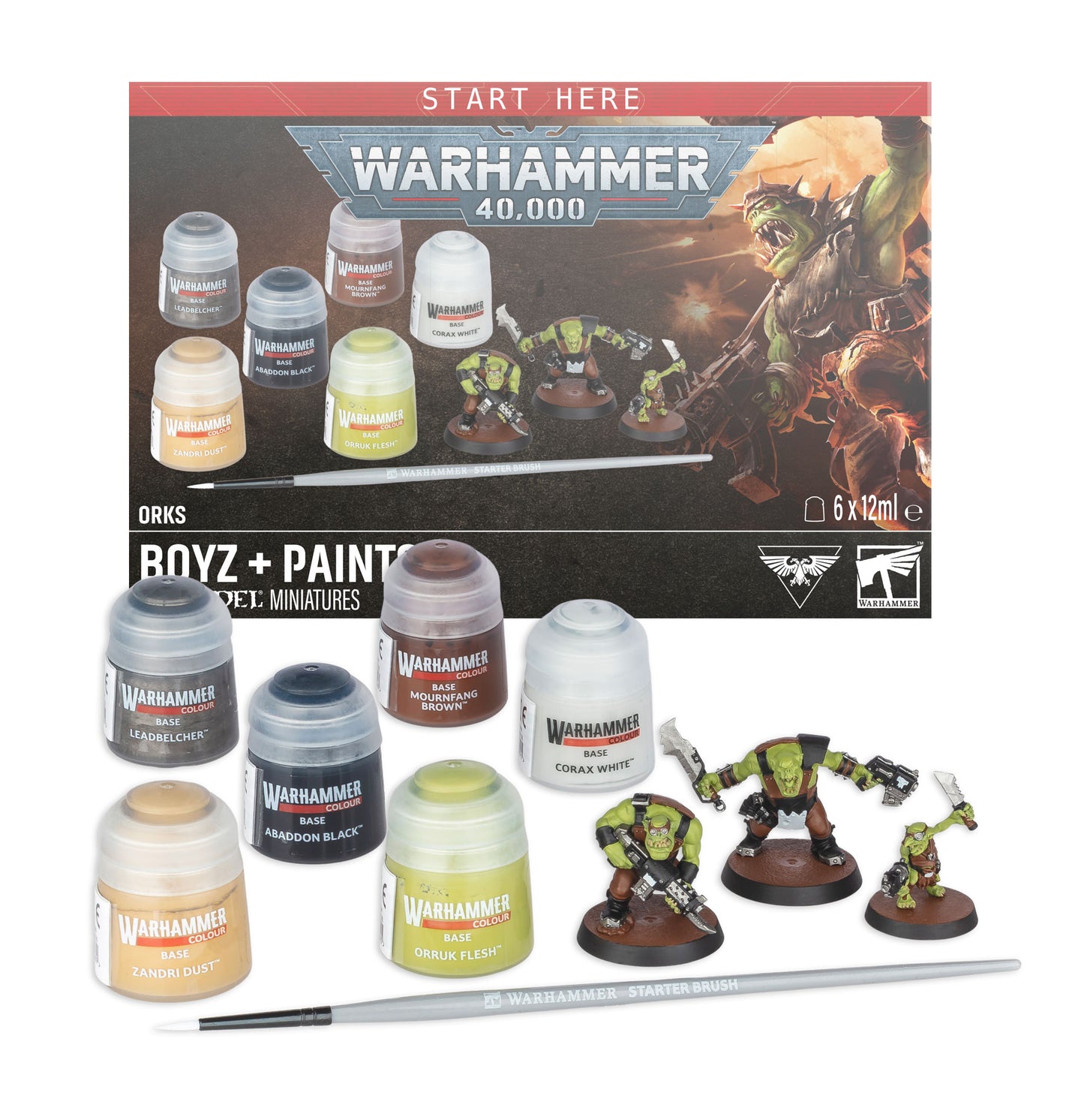 Warhammer 40,000 - Boyz Paint Set