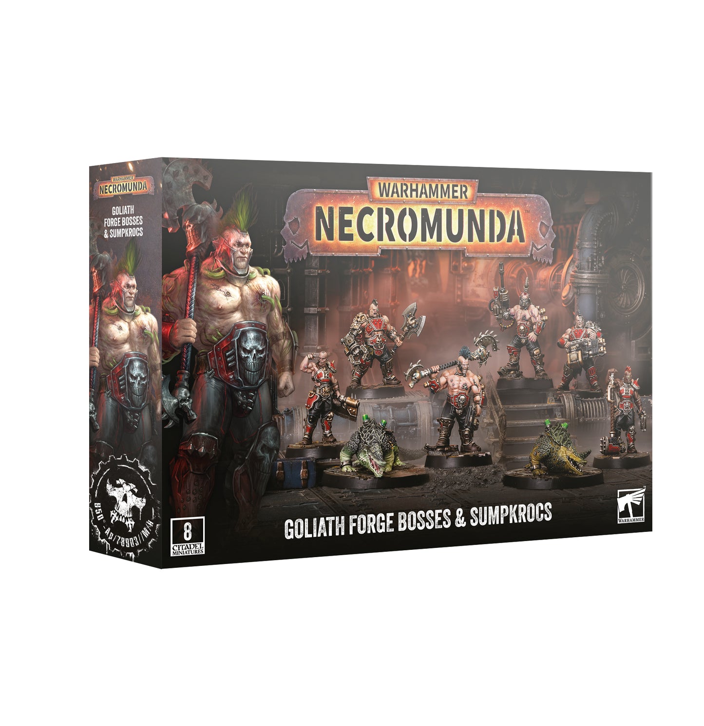 Necromunda – House Goliath Forge Bosses & Sumpkrocs