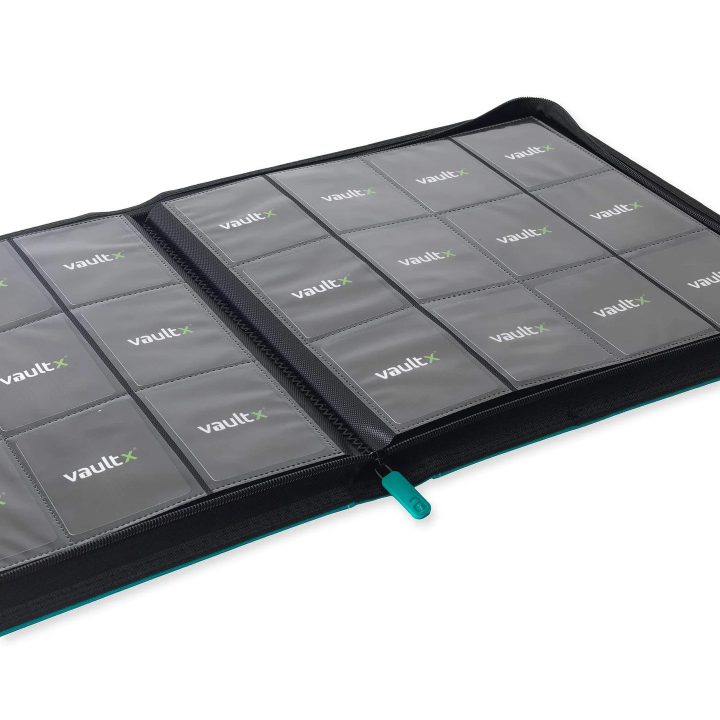 12 Pocket Exo Tec Zip Binder - Ocean Blue