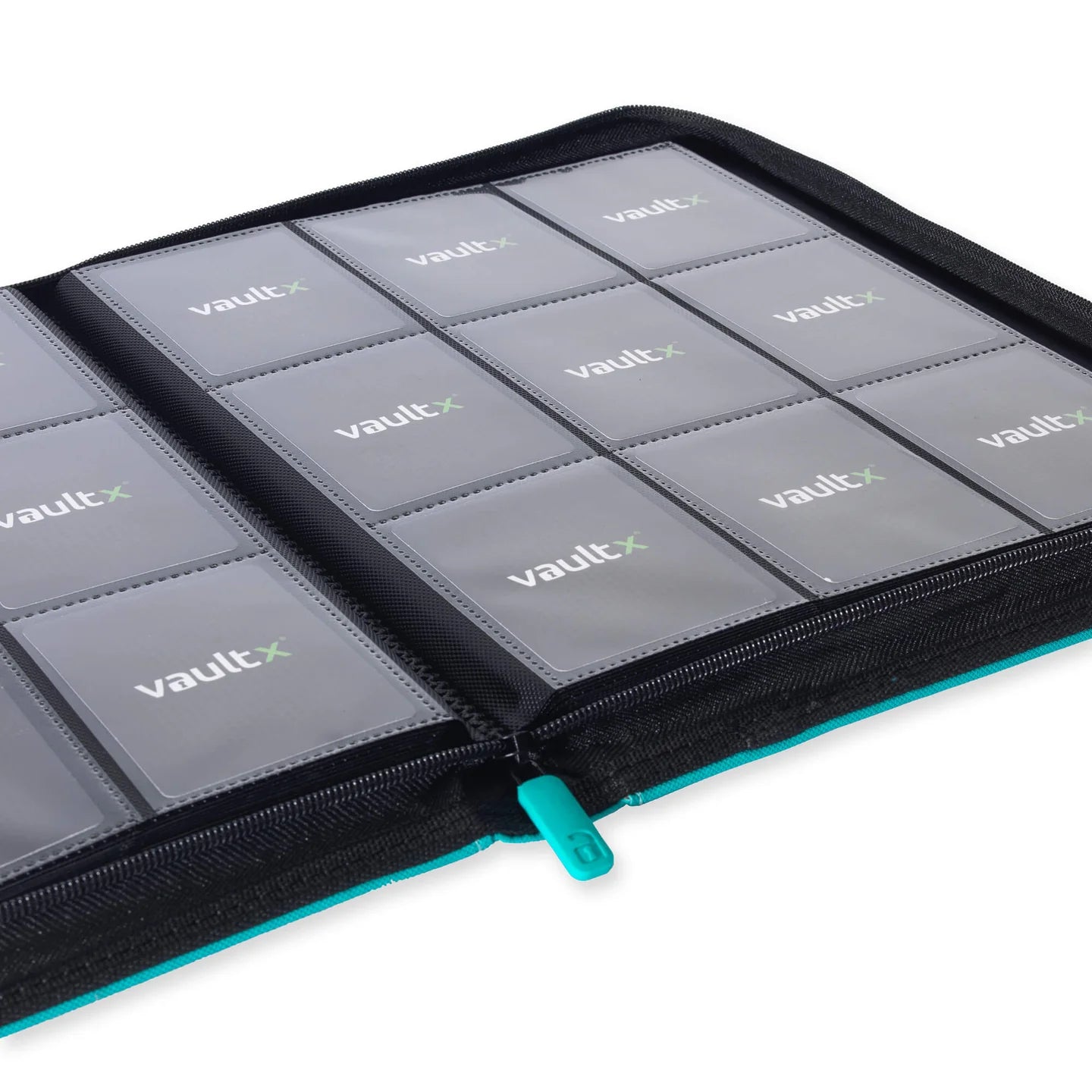 9 Pocket Exo Tec Zip Binder - Ocean Blue
