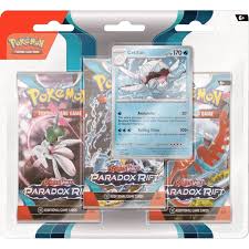 Pokémon TCG: Scarlet & Violet 4 - Paradox Rift - 3-Pack Display - Cetitan