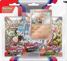 Pokémon TCG: Scarlet & Violet 1 3-Pack Booster Display - Arcanine