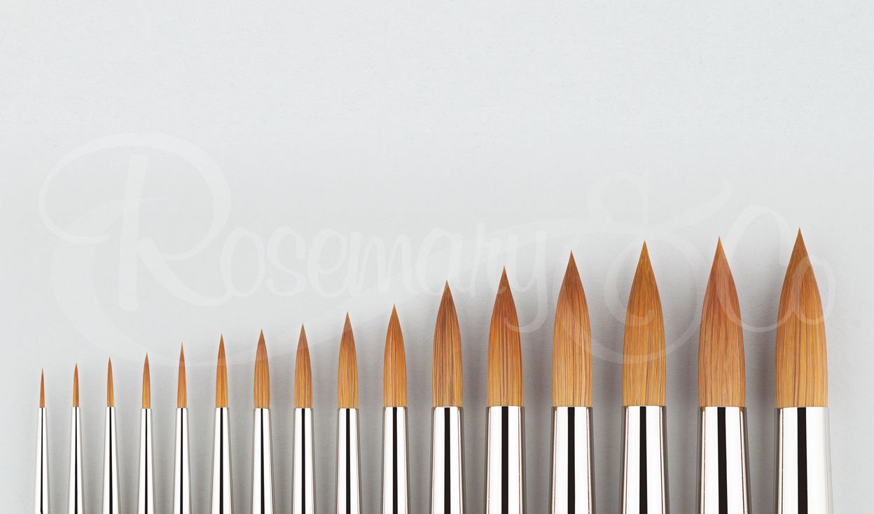 Series 401. Pointed Sable Mixture Size 3 7" Handle