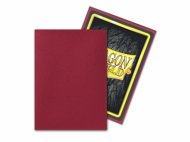 Dragon Shield Matte Sleeves Standard Size - Blood Red (100)