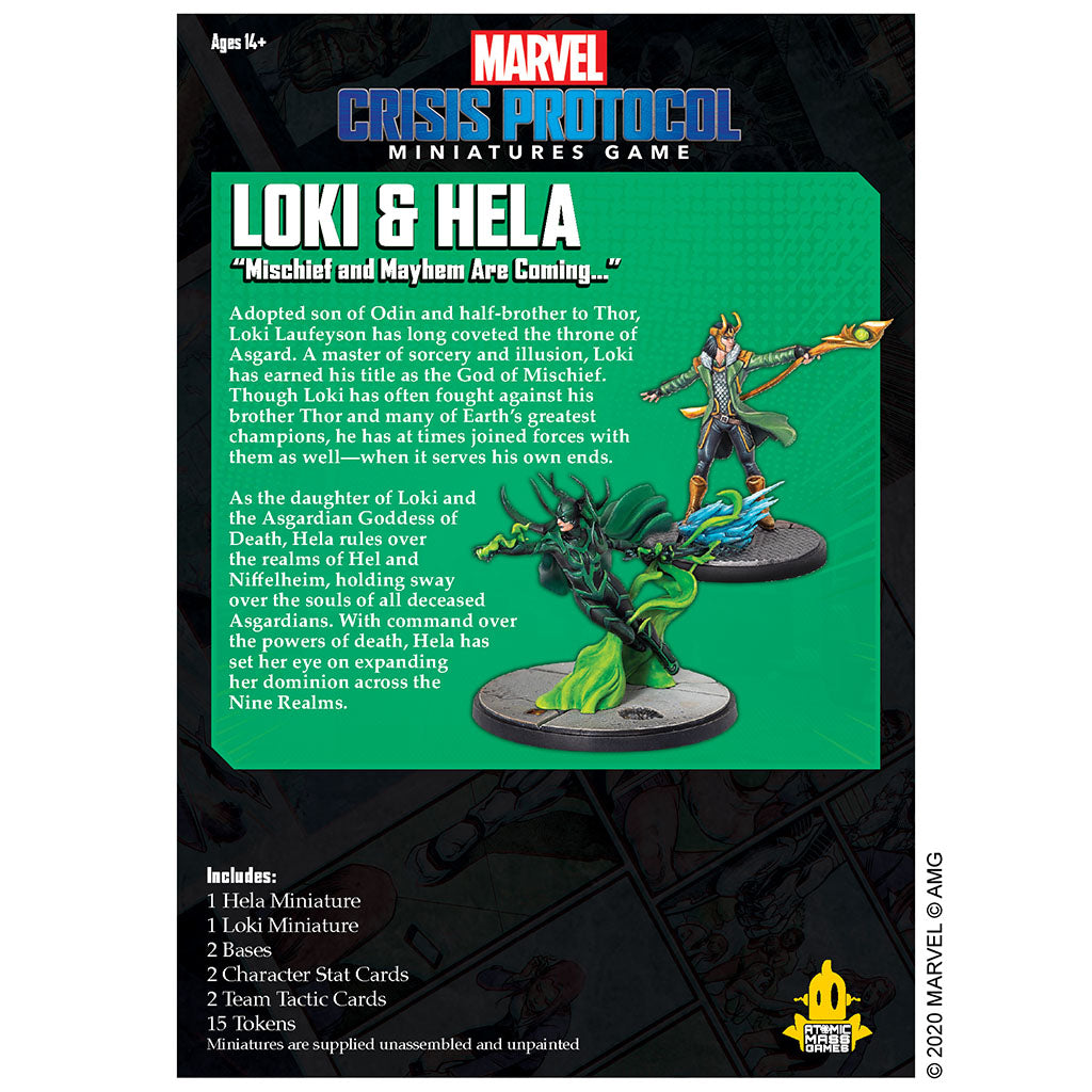 Loki and Hela: Marvel Crisis Protocol