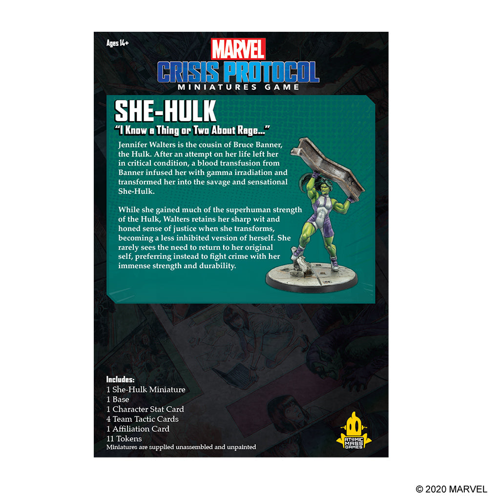 She Hulk: Marvel Crisis Protocol