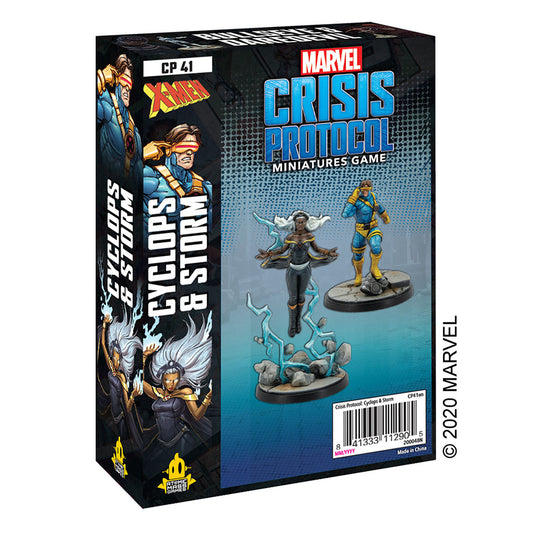 Storm and Cyclops: Marvel Crisis Protocol