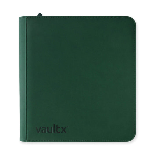12 Pocket Exo Tec Zip Binder - Forest Green