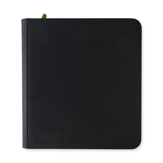 12 Pocket Exo Tec Zip Binder - Signature Black