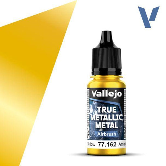 Vallejo True Metallic Metals - Radiant Yellow (Airbrush)