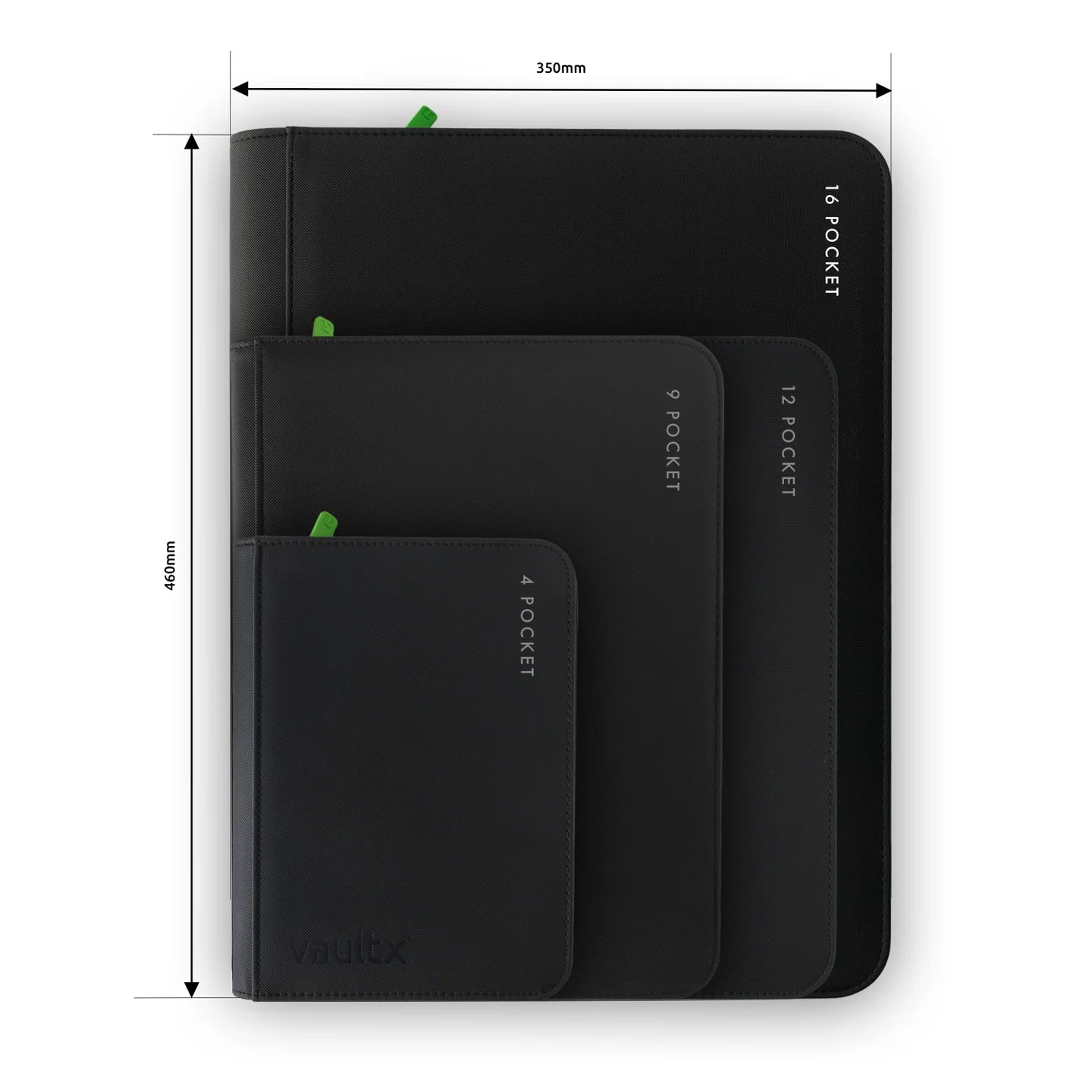 Zip Binder XXL Black 16-Pocket