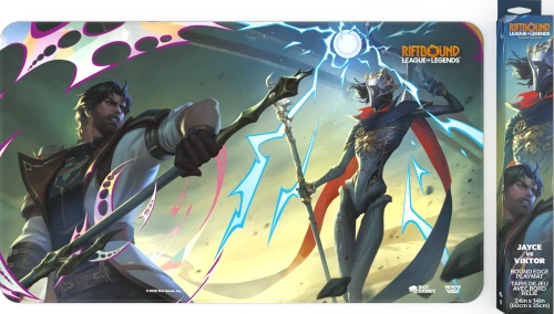 Riftbound: League of Legends TCG - Vendetta Playmat - Jayce vs Viktor