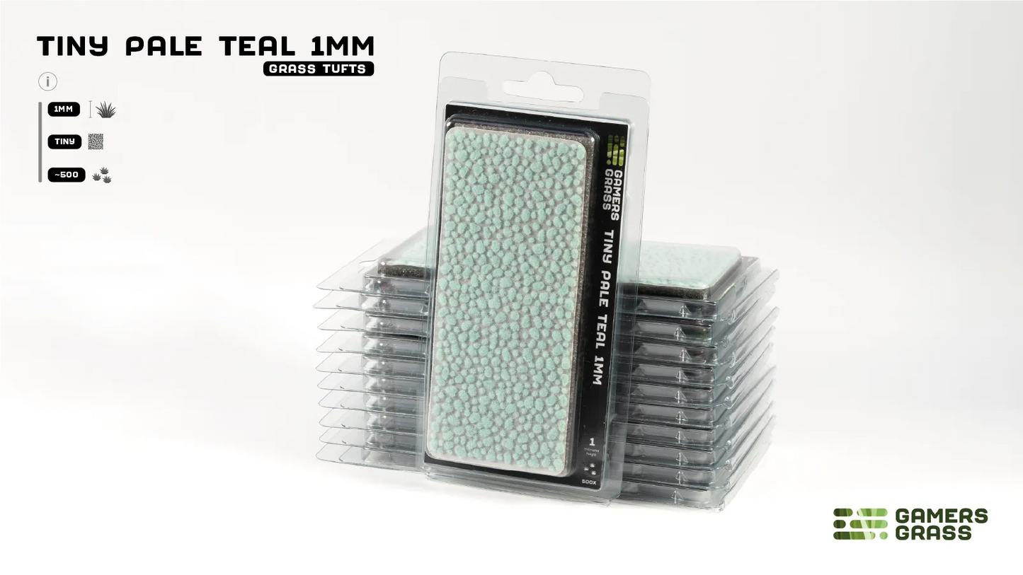Tiny Pale Teal 1mm