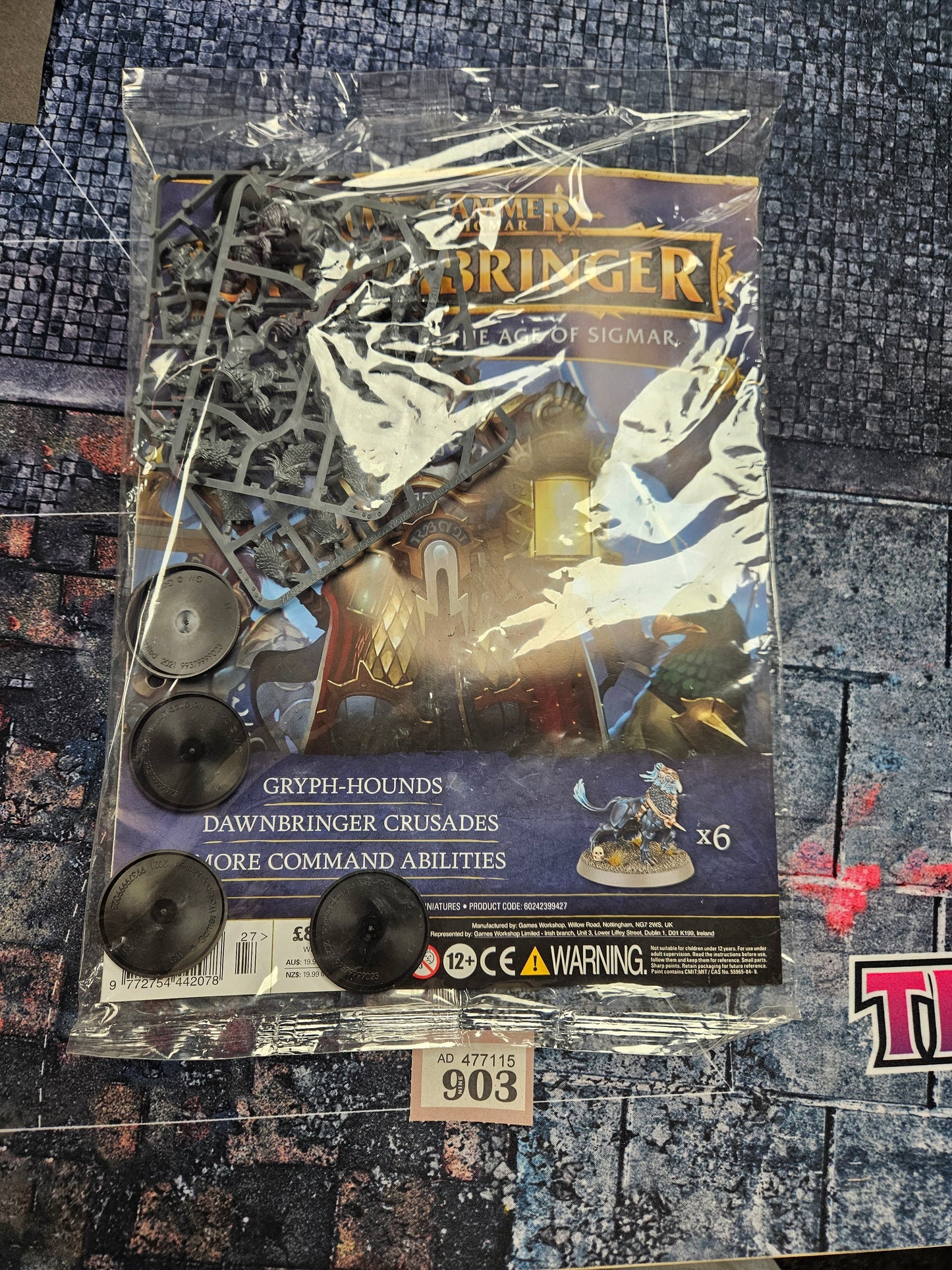 Stormbringer Issue 27 6x Gryph Hounds #903 Stormcast Eternals AOS Warhammer 40k