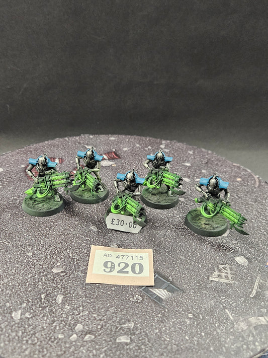 5x Immortals #920 VERY Well Painted Necrons Warhammer 40k