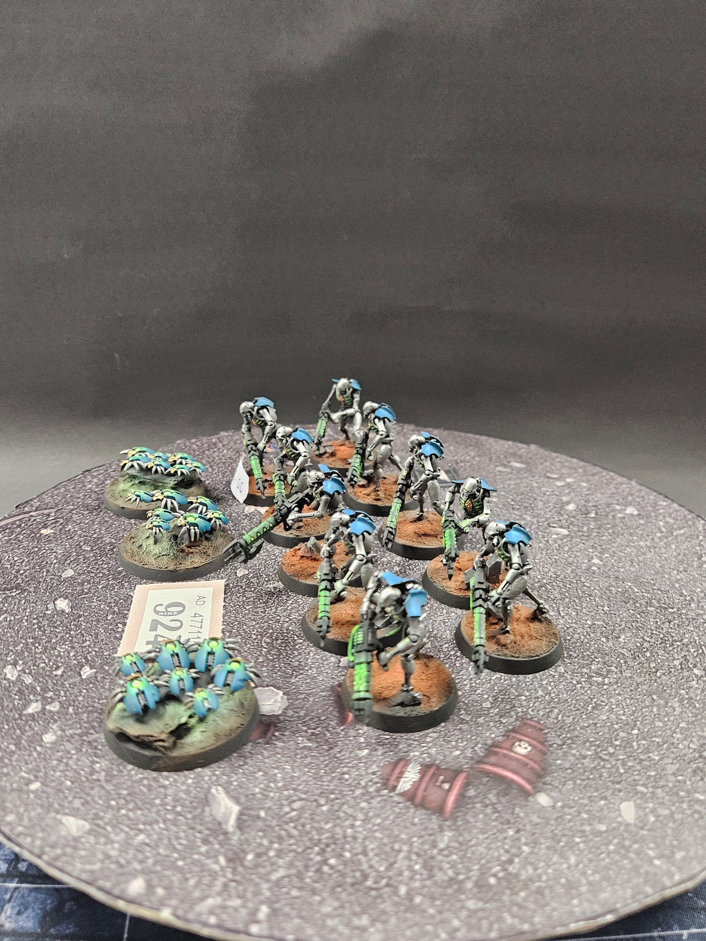 10x Warriors + 3x Scarabs #924 VERY Well Painted Necrons Warhammer 40k